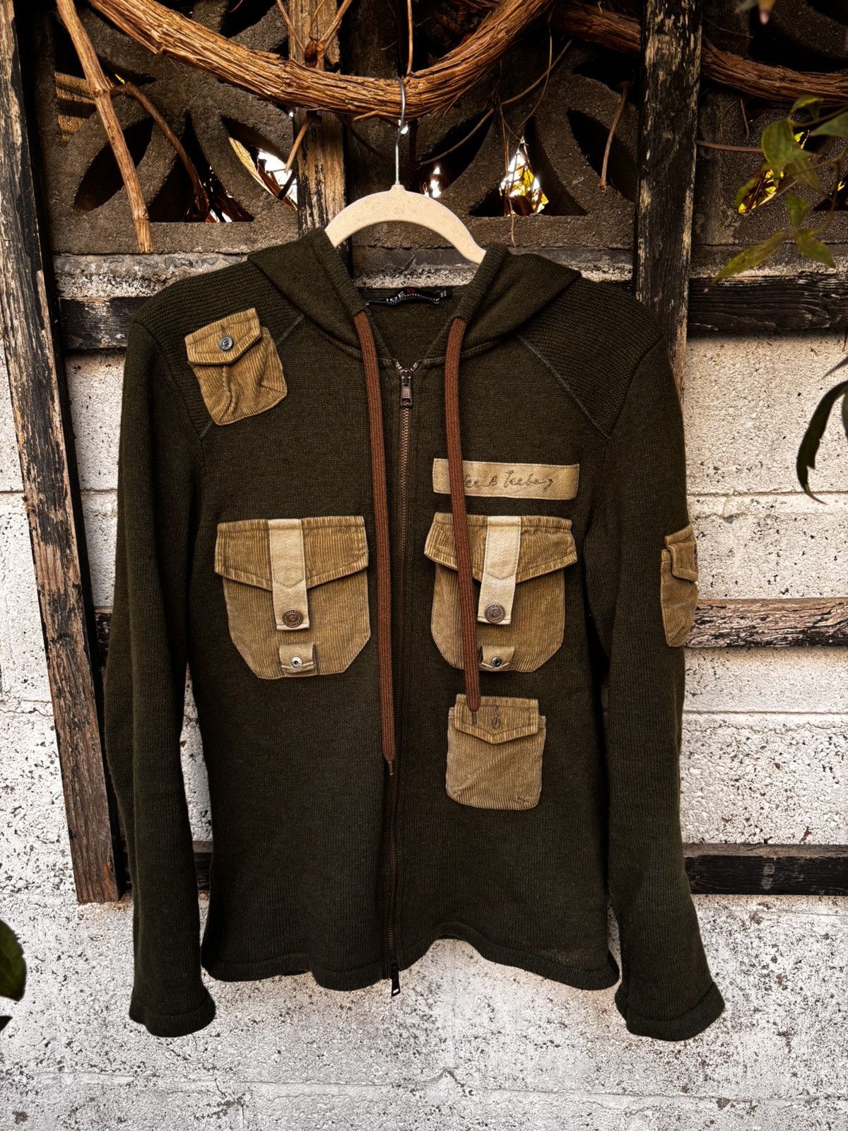 Iceberg longs-leave multi-pocket x Vintage