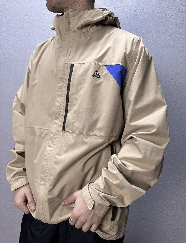 image of Goretex x Nike Acg Vintage Nike Acg Gore Tex Jacket Outdoor in Beige, Men's (Size XL)