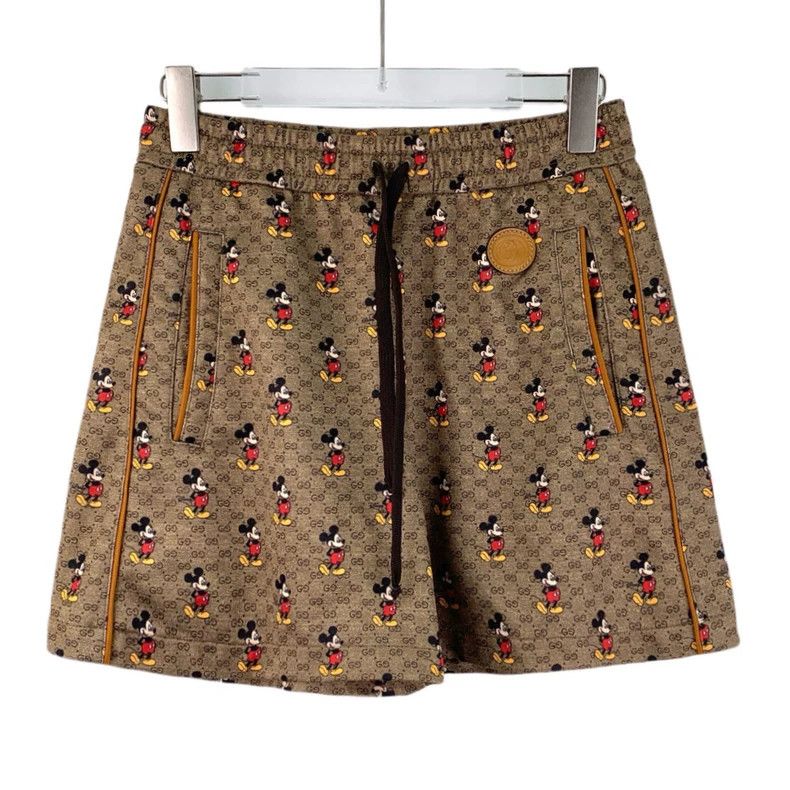 Gucci Gucci Size XS Co-branded brown Mickey Mouse logo jacquard Size US 29 - 1 Thumbnail