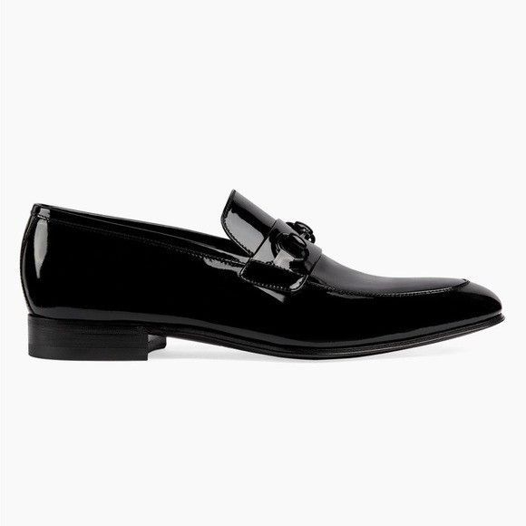 Gucci Ed Leather Moccasins Black Men’s Size 14