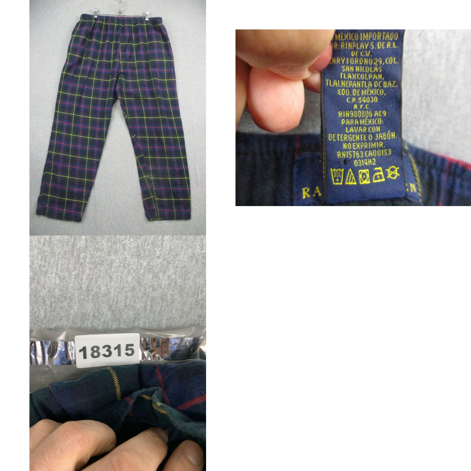 Polo Ralph Lauren Polo Ralph Lauren Pajama Pants XL Men Plaid Size US XL / EU 56 / 4 - 8 Thumbnail
