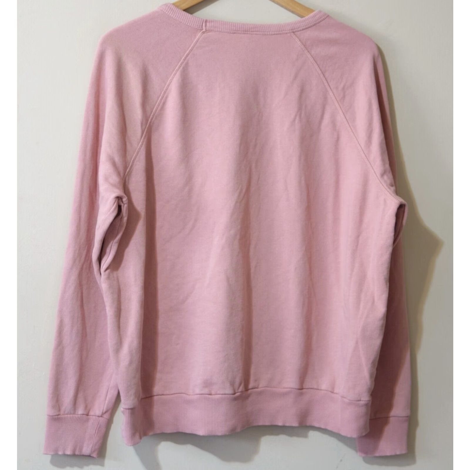 Vintage Universal Thread Pink Women's Sweatshirt Long Sleeve Crewneck Shirt L Regular Pullover Raglan Size L Casual 100% Cotton Womens Size L / US 10 / IT 46 - 5 Thumbnail