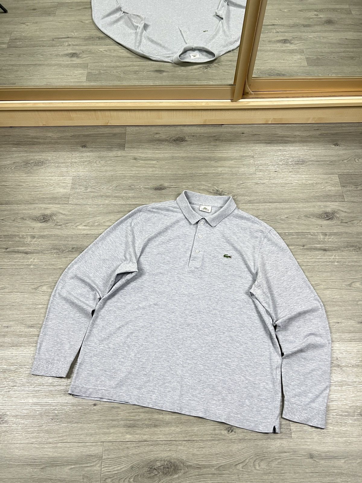 Lacoste Men's Lacoste polo shirt with long sleeves gray Men’s Size M Size US M / EU 48-50 / 2 - 1 Thumbnail