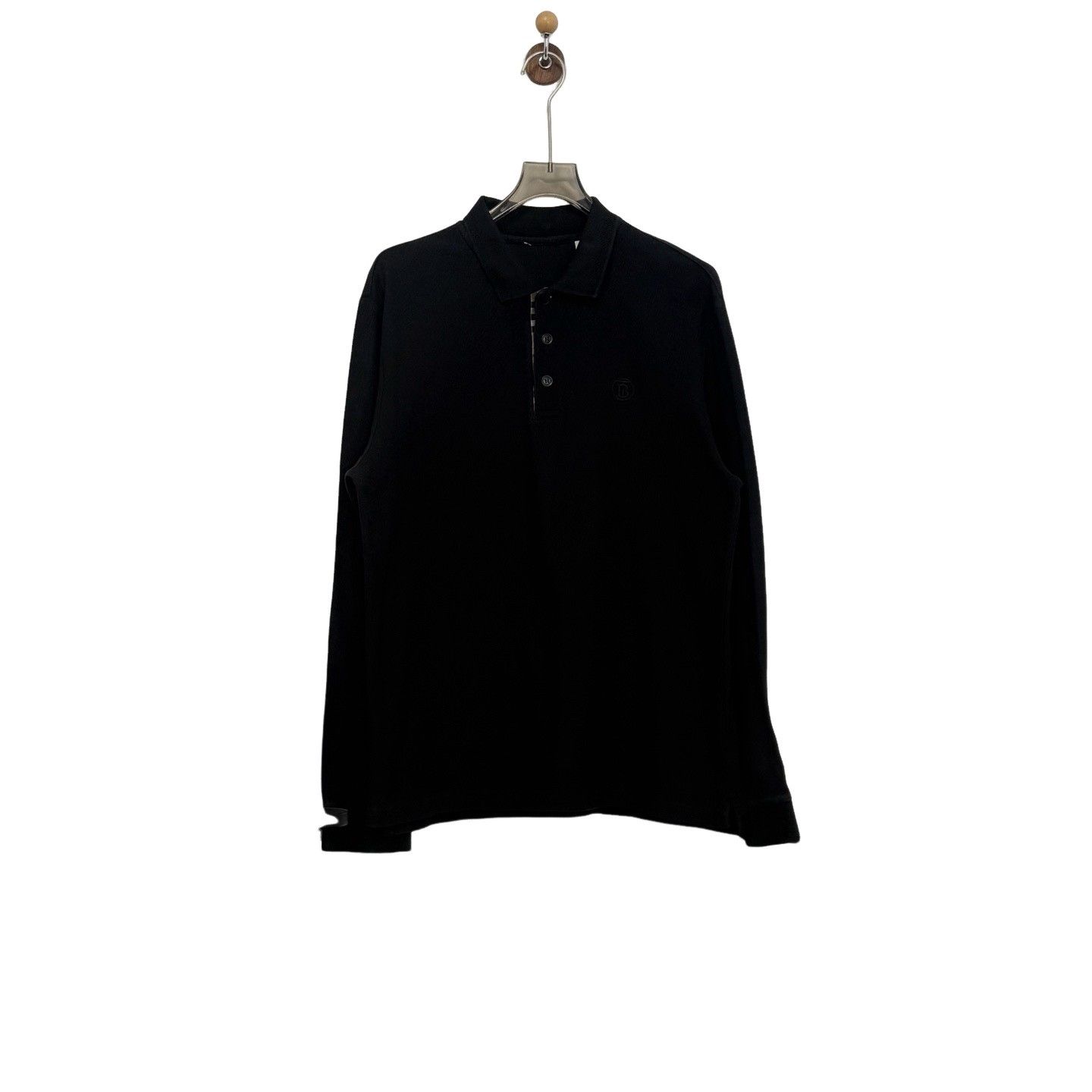 Burberry Burberry TB Monogram Long Sleeve Polo XL Size US XL / EU 56 / 4 - 1 Thumbnail