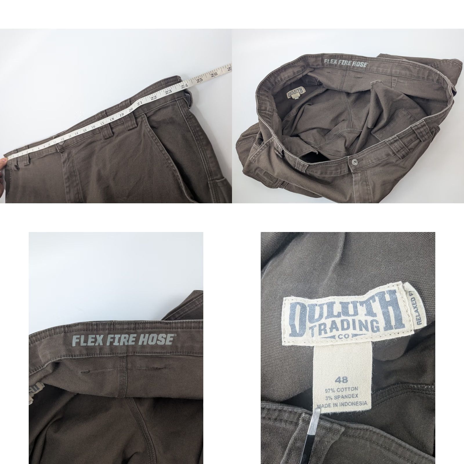 Vintage Duluth Cargo Shorts Size 48 Brown Cotton Canvas Cargo Pocket Workwear Mens 48 Duluth 36331 Size US 32 / EU 48 - 8 Thumbnail