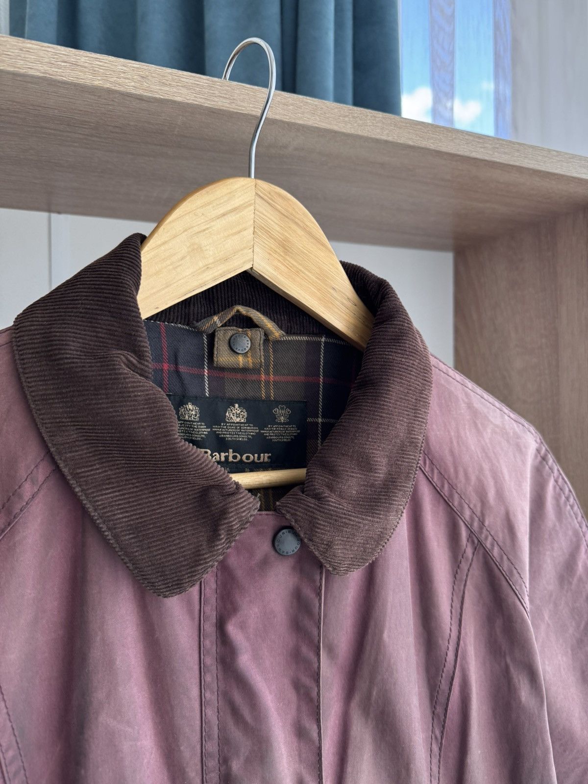 Barbour × Vintage Vintage Barbour Tartan Classic W’ Beadnell Wax Jacket Size XXL / US 16-18 / IT 52-54 - 9 Thumbnail