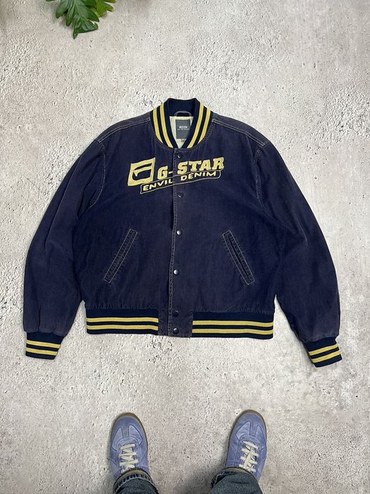 00s archive diesel varsity jacket y2k身幅約57cm - スタジャン