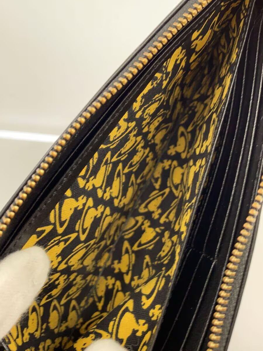 Vivienne Westwood Vivienne Westwood Vintage Water Orb Lthr Long Wallet Black Size ONE SIZE - 5 Thumbnail