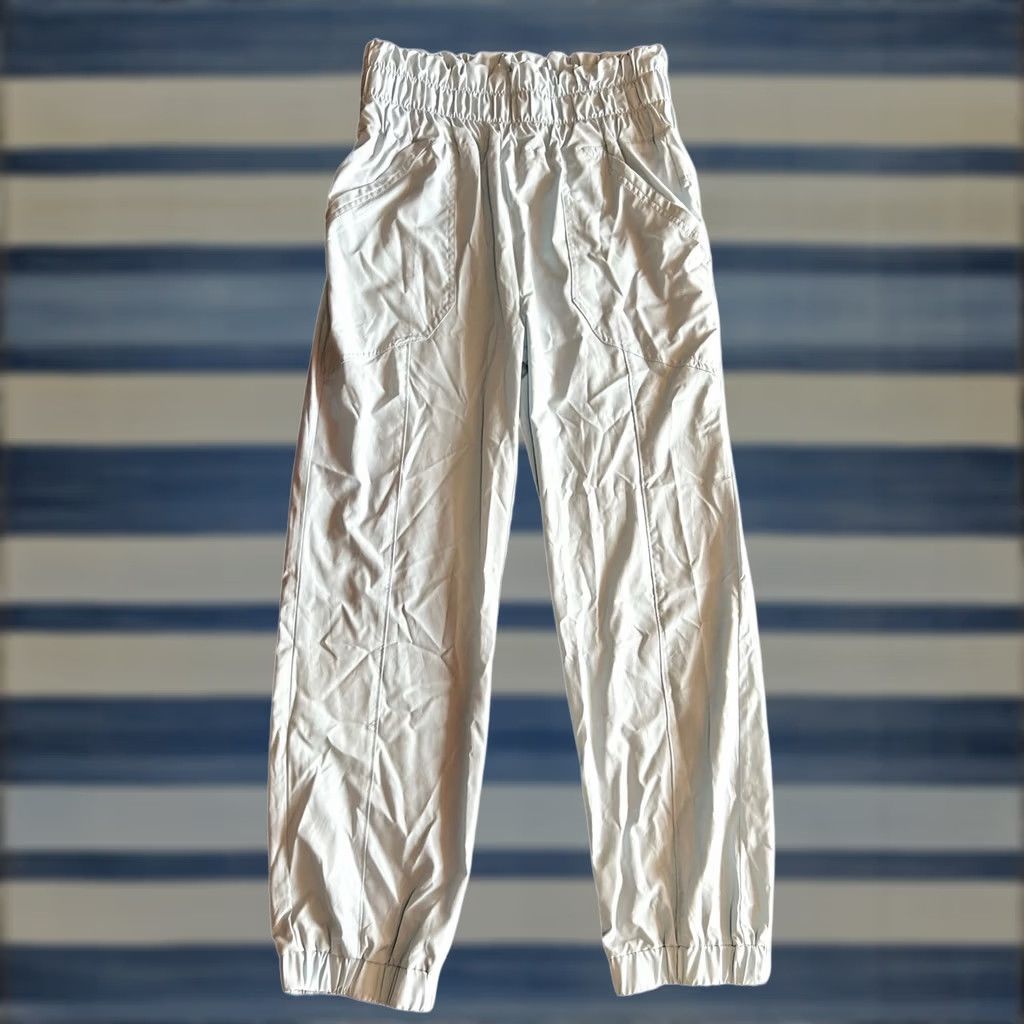 Vintage Love Tree Pants Joggers Pockets Drawstring Chambray Tencel Blue Large Women's Size 36" / US 14 / IT 50 - 1 Thumbnail