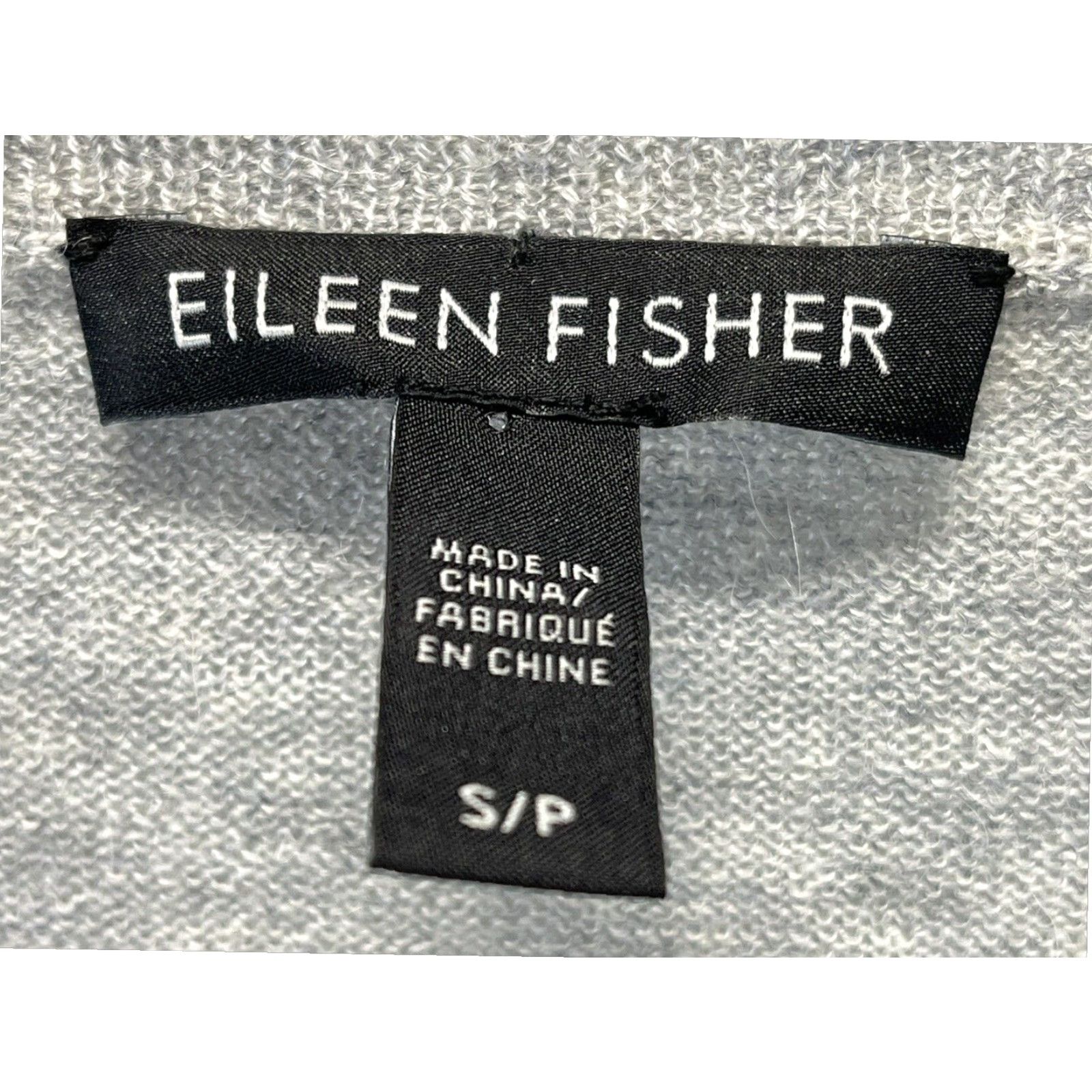 Eileen Fisher Eileen Fisher Tunic Dress Sweater Grey Merino Wool Blend Women's Small 3/4 Sleeve Lightweight Size S / US 4 / IT 40 - 3 Thumbnail