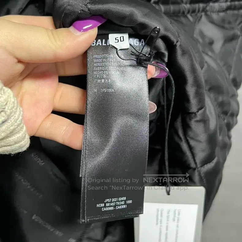 Balenciaga Balenciaga Black Solid Color Collar Single-Breasted Long S Size US M / EU 48-50 / 2 - 3 Thumbnail