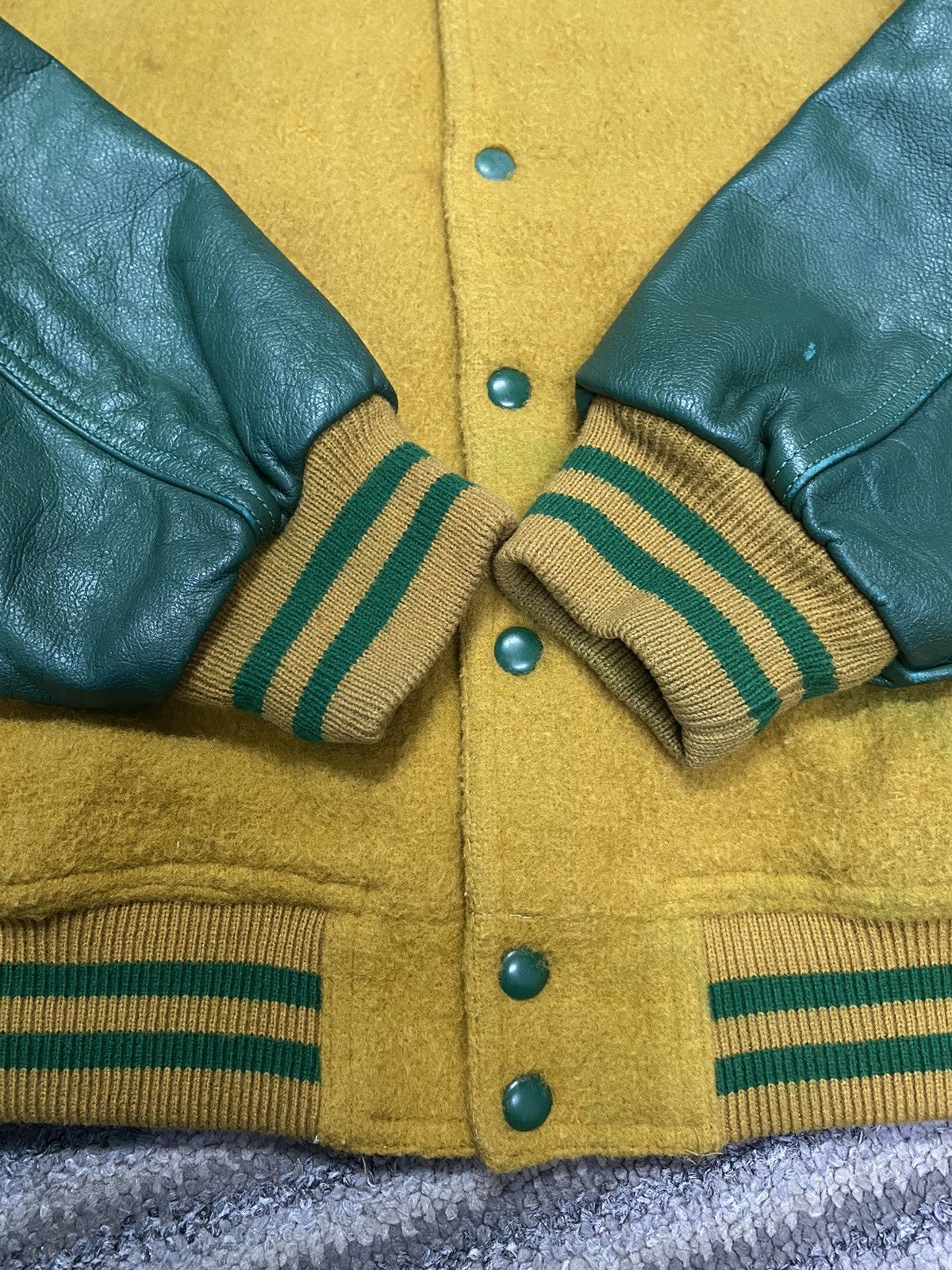 Vintage Vintage Kearney House Varsity Jacket Leather Sleeve Size US L / EU 52-54 / 3 - 13 Thumbnail