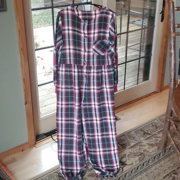 Vintage Ashley Taylor Country Vintage 90's Red Plaid Long Slv Sz. S Size 34" / US 12 / IT 48 - 1 Thumbnail