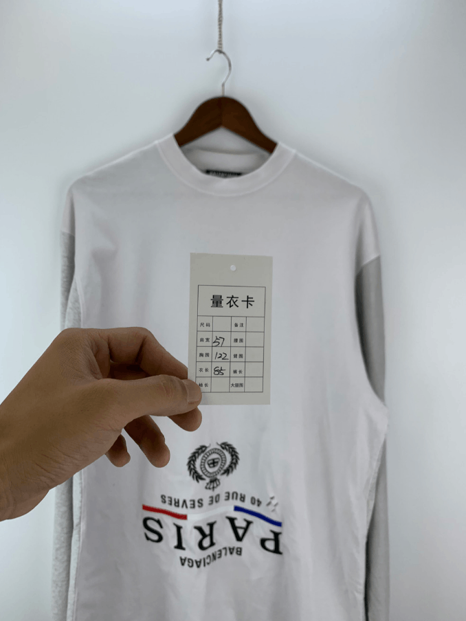 Balenciaga Balenciaga Oversized Long-Sleeve T-Shirt 2M Size US M / EU 48-50 / 2 - 5 Thumbnail