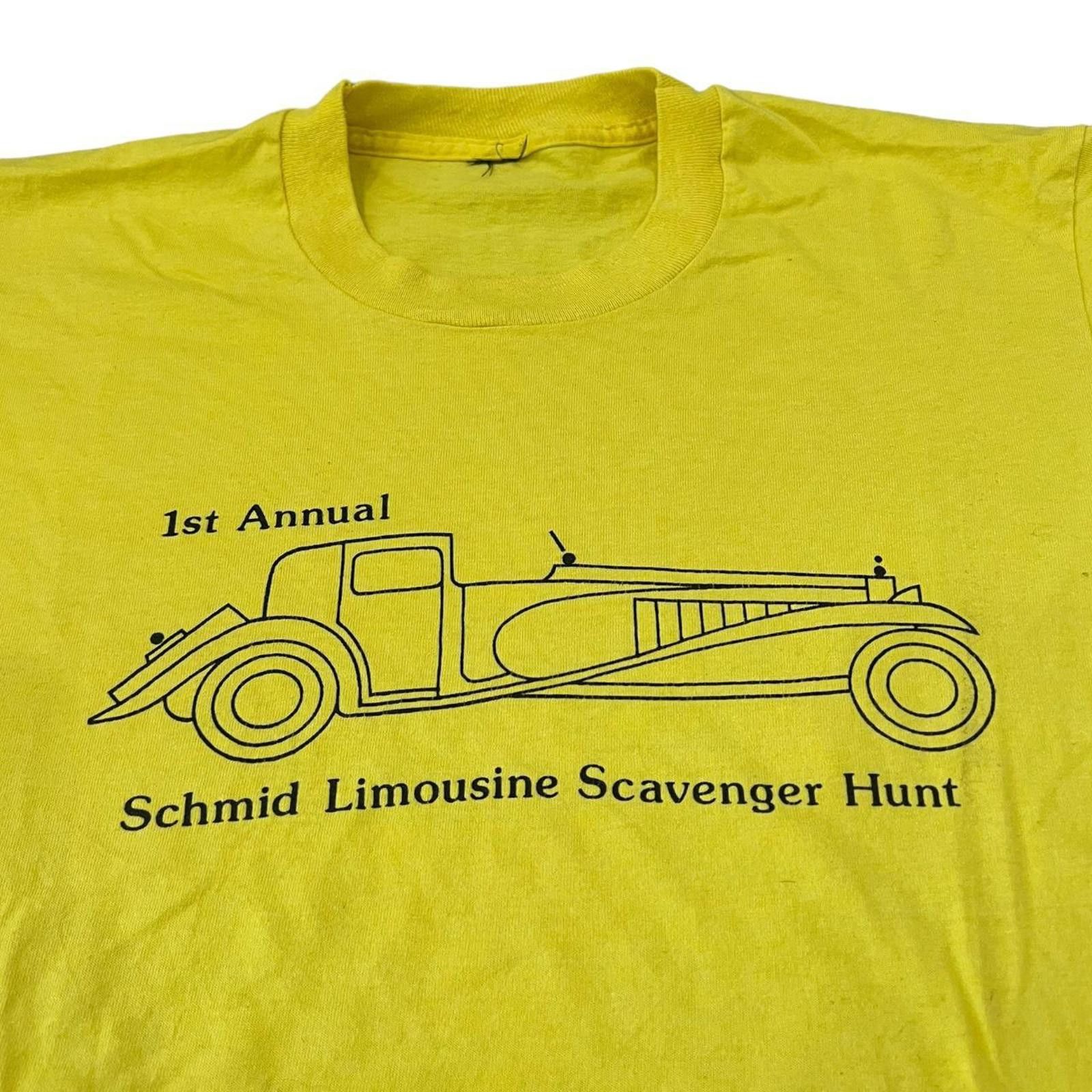 Other Vintage 80s 1st Schmid limousine scavenger hunt T-shirt Size US M / EU 48-50 / 2 - 3 Thumbnail