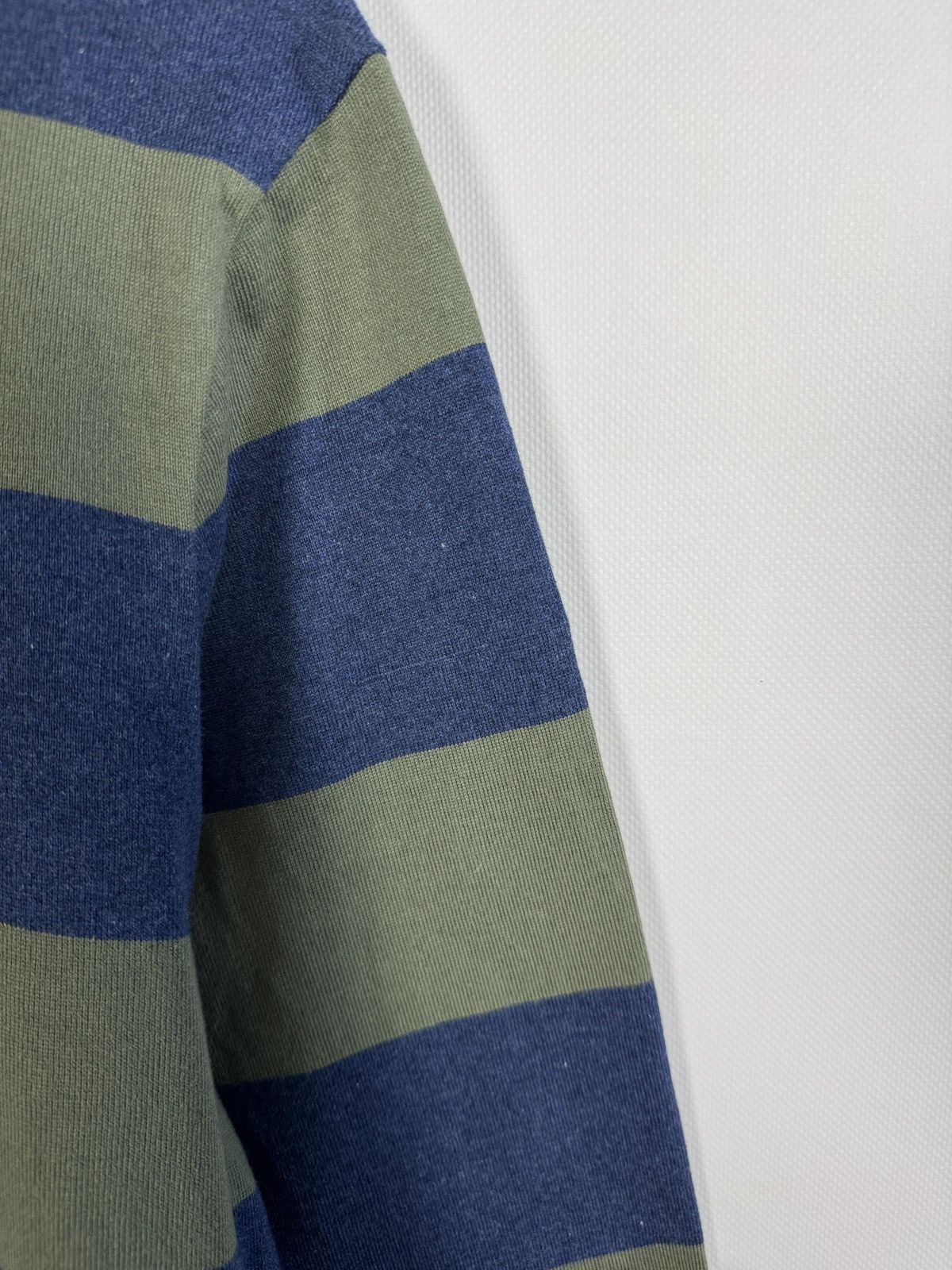 Gant GANT Polo Long Sleeve Striped Rugby Shirt Made in India Sz L Size US L / EU 52-54 / 3 - 16 Thumbnail
