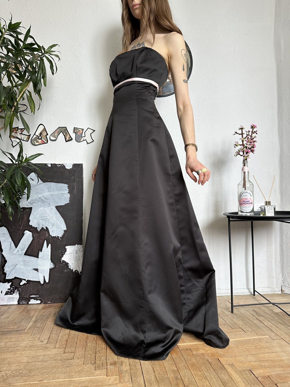 green emerald velvet dress Vintage Molyneux Black Velvet Evening Gown 1930s Dress main image 0
