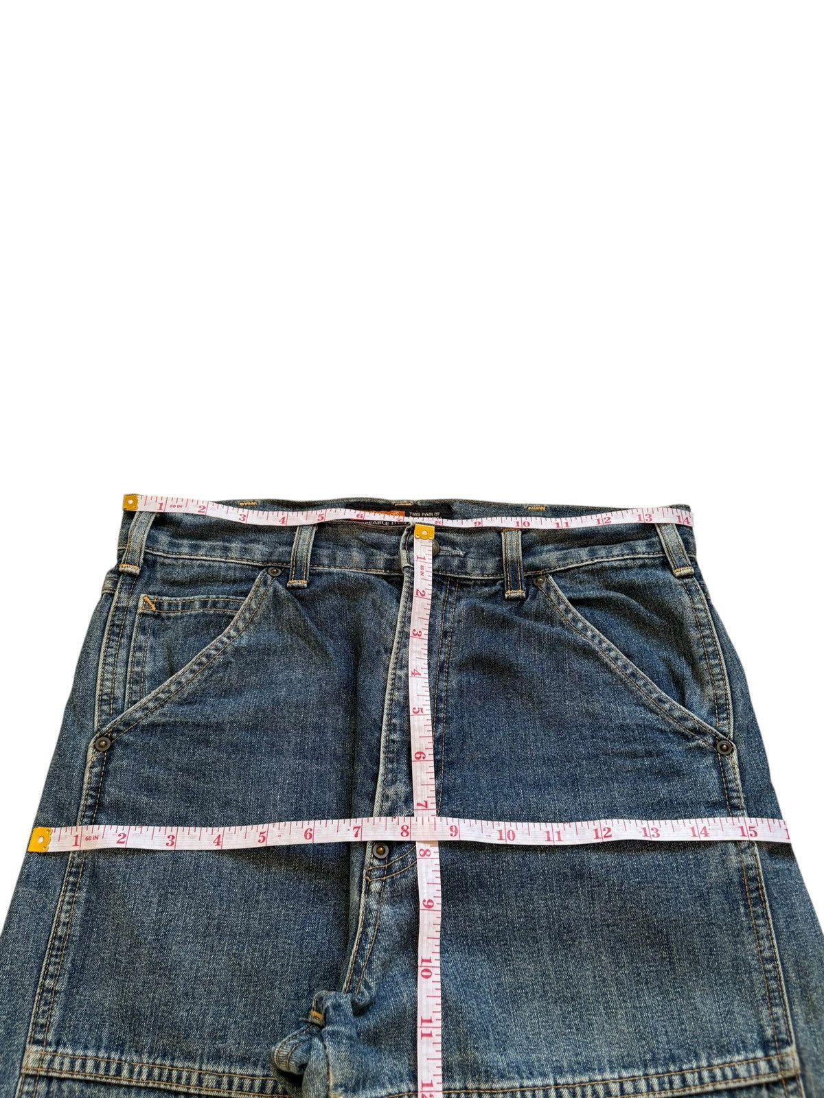 Big John Vintage Big John Blue Wash Workwear Jeans Size US 29 - 12 Thumbnail