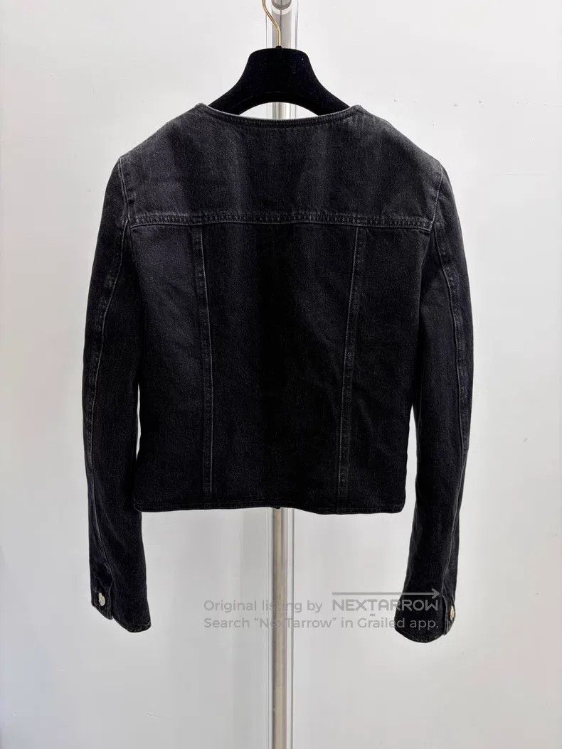 Chanel Chanel Black badge love button denim waist jacket Size XS / US 0-2 / IT 36-38 - 2 Thumbnail