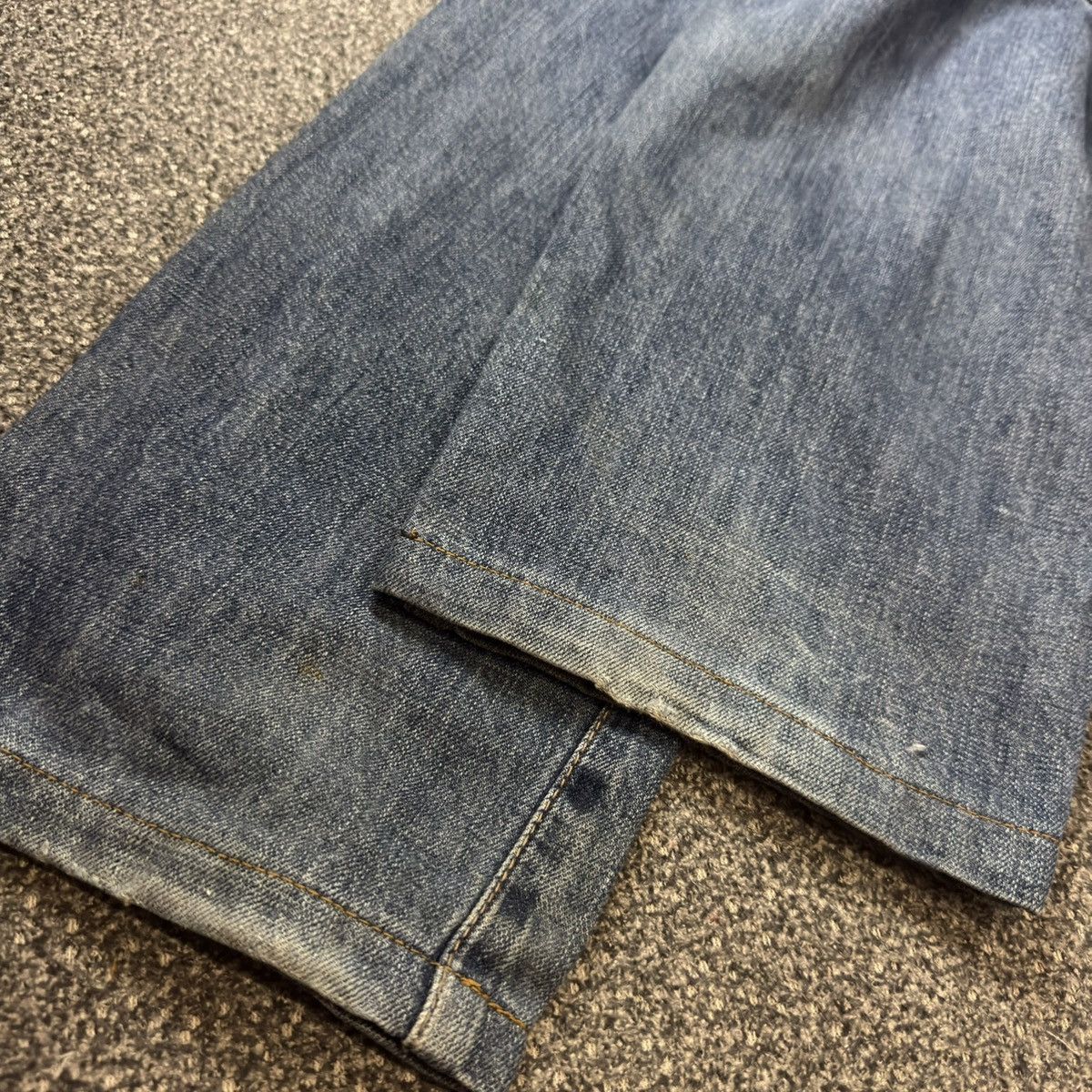 Japanese Brand 🔥🇯🇵 Vintage y2k Hand Printed Ronin Bj Jeans Karakuri Size US 30 / EU 46 - 13 Thumbnail