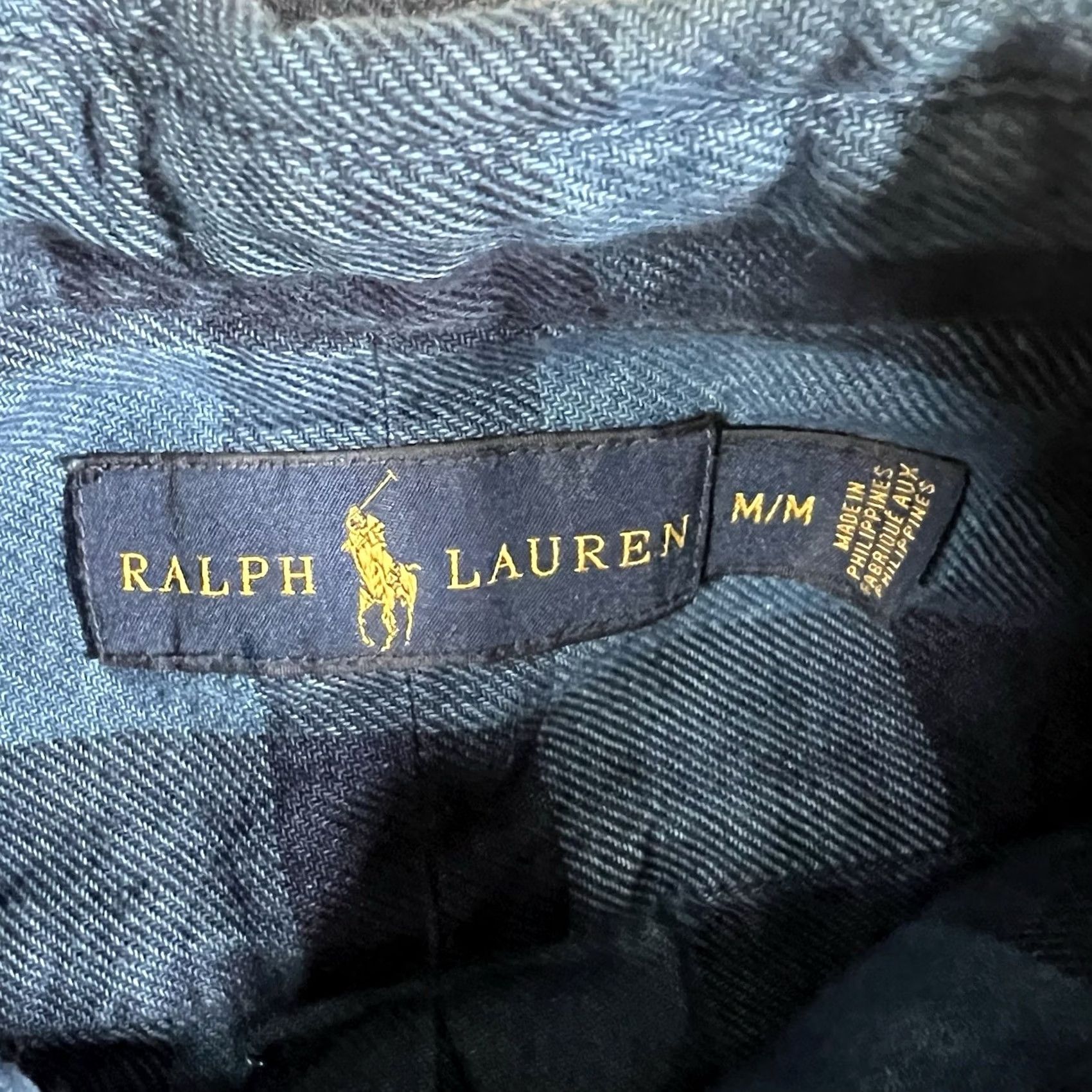 Polo Ralph Lauren Polo Ralph Lauren Shirt Men M Blue Check Plaid Classic City Work Long Sleeve Size US M / EU 48-50 / 2 - 5 Thumbnail