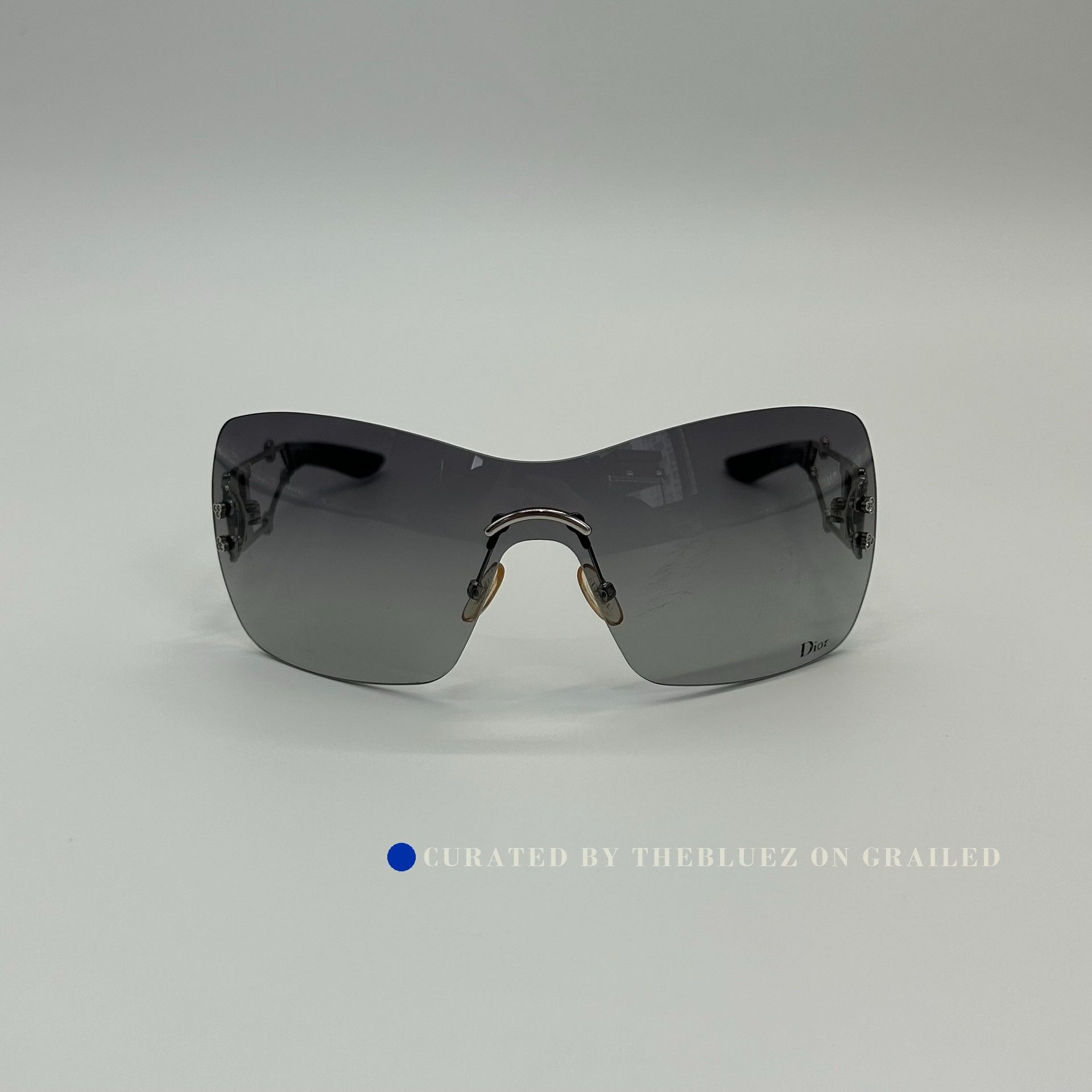 Dior Dior Large Logo Sunglasses Size ONE SIZE - 2 Thumbnail