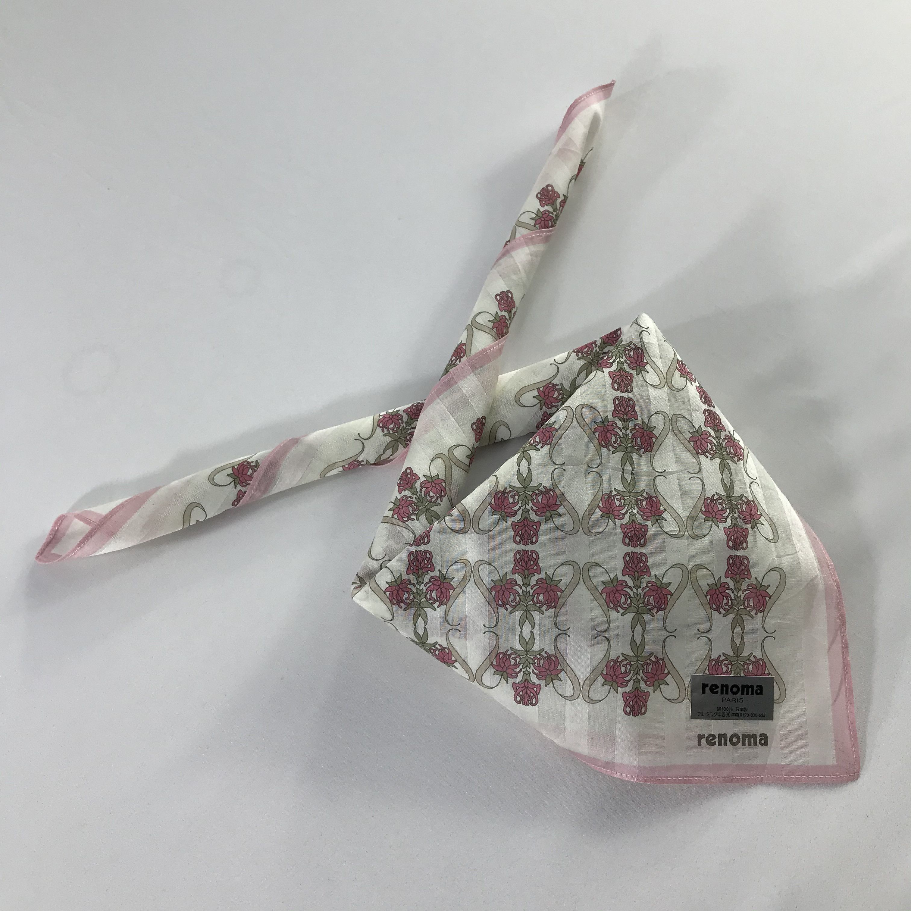 Renoma × Vintage Renoma Bandana / Handkerchief / Neckerchief - S917 Size ONE SIZE - 4 Thumbnail