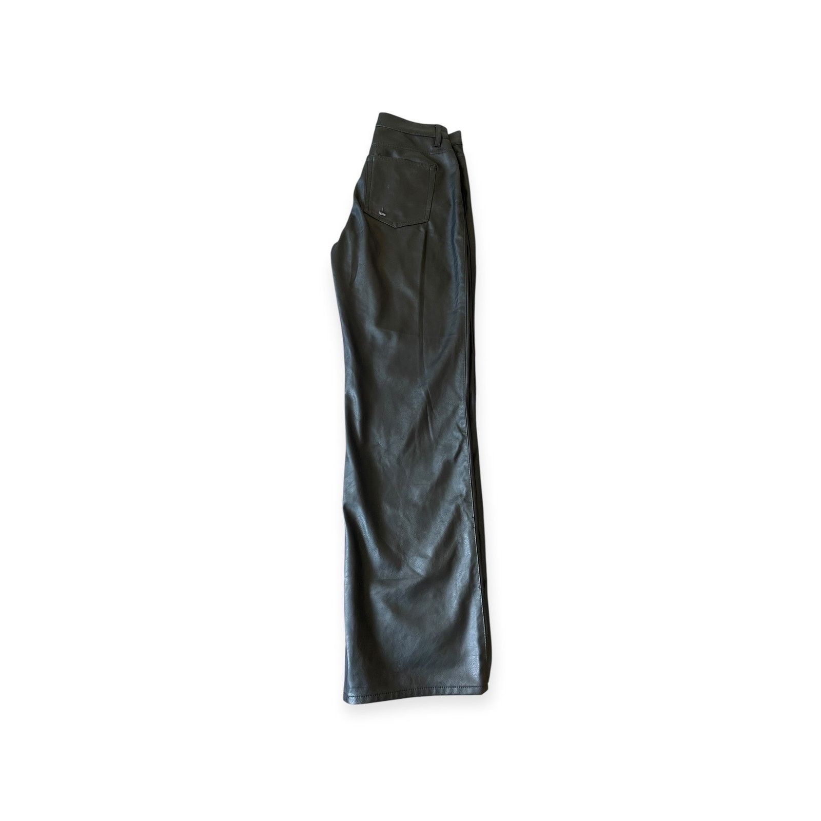 H&M H&M Black Faux Leather Slim Fit Pants Women’sClassicTrousers Size 30" / US 8 / IT 44 - 4 Thumbnail
