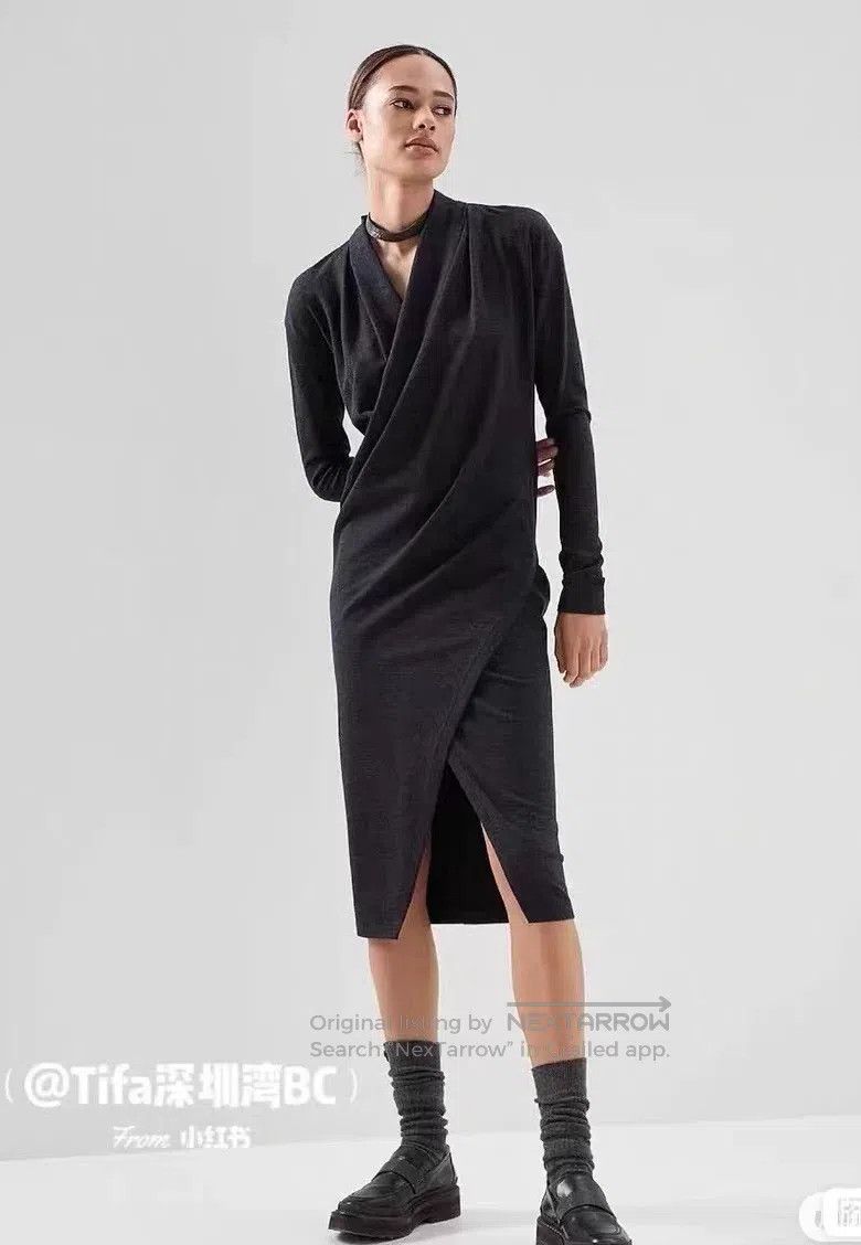 Brunello Cucinelli Brunello Cucinelli Long Sleeve Wool Dress Size M / US 6-8 / IT 42-44 - 1 Thumbnail