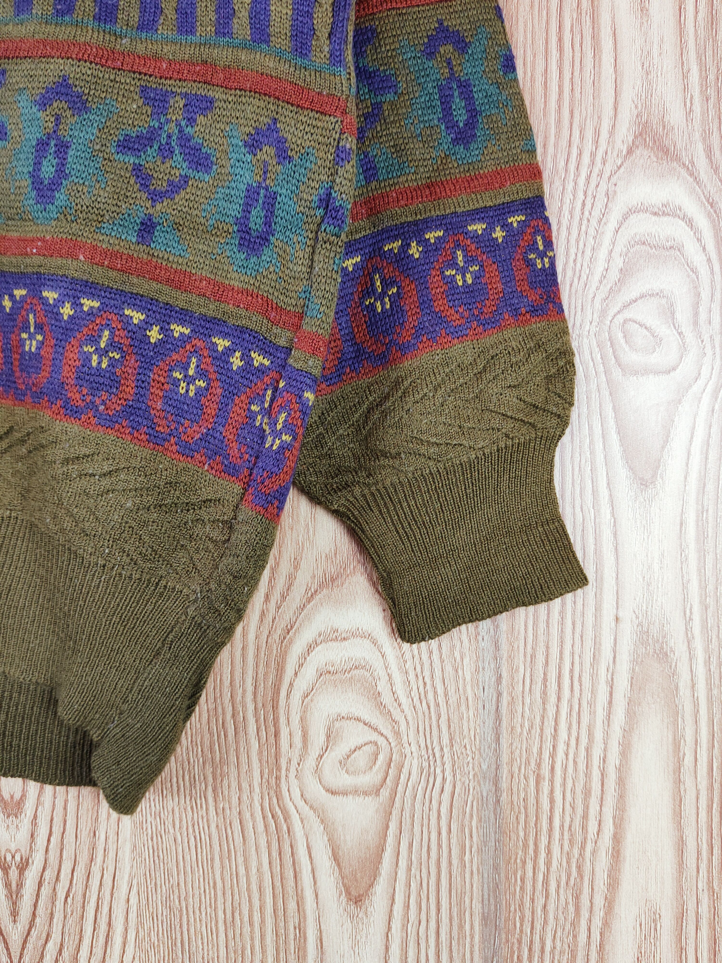 Homespun Knitwear Charlook Olive Knitwear Sweatshirts #W558 Size US M / EU 48-50 / 2 - 6 Thumbnail
