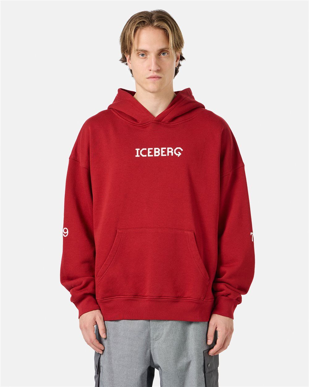 Iceberg Sweatshirt with hood and printed logo Size US XS / EU 42 / 0 - 1 Thumbnail