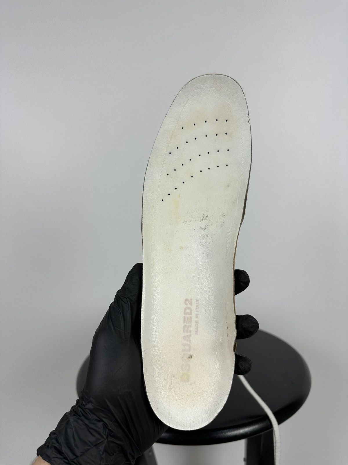 Dsquared2 Dsquared2 Get In The Fast Line Leather Low Sneakers Size US 9 / EU 42 - 23 Thumbnail