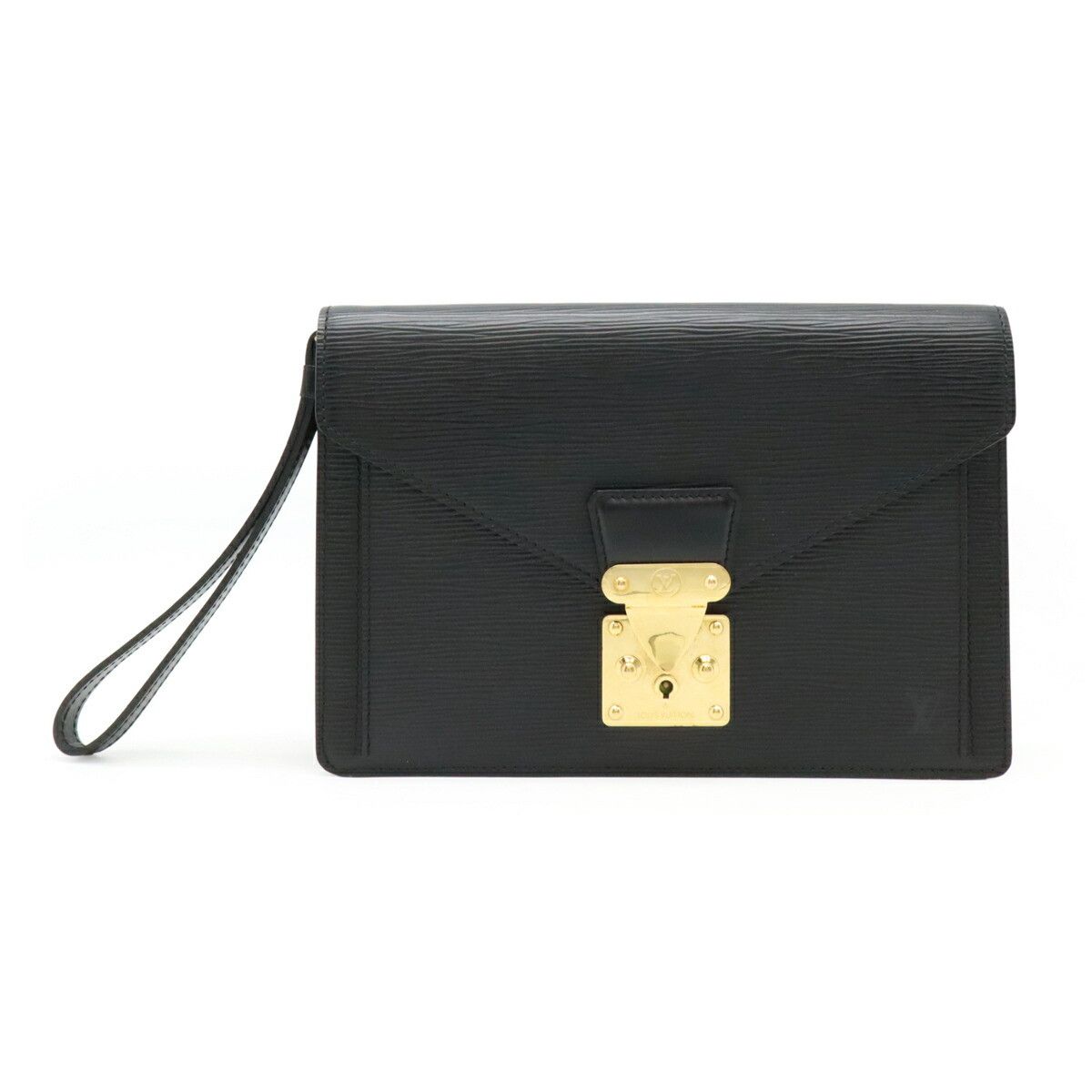 Louis Vuitton Louis Vuitton Louis Vuitton Pochette Seliere Dragonne Epi Clutch Bag Leather Clutch Bag M52612 Size ONE SIZE - 1 Thumbnail