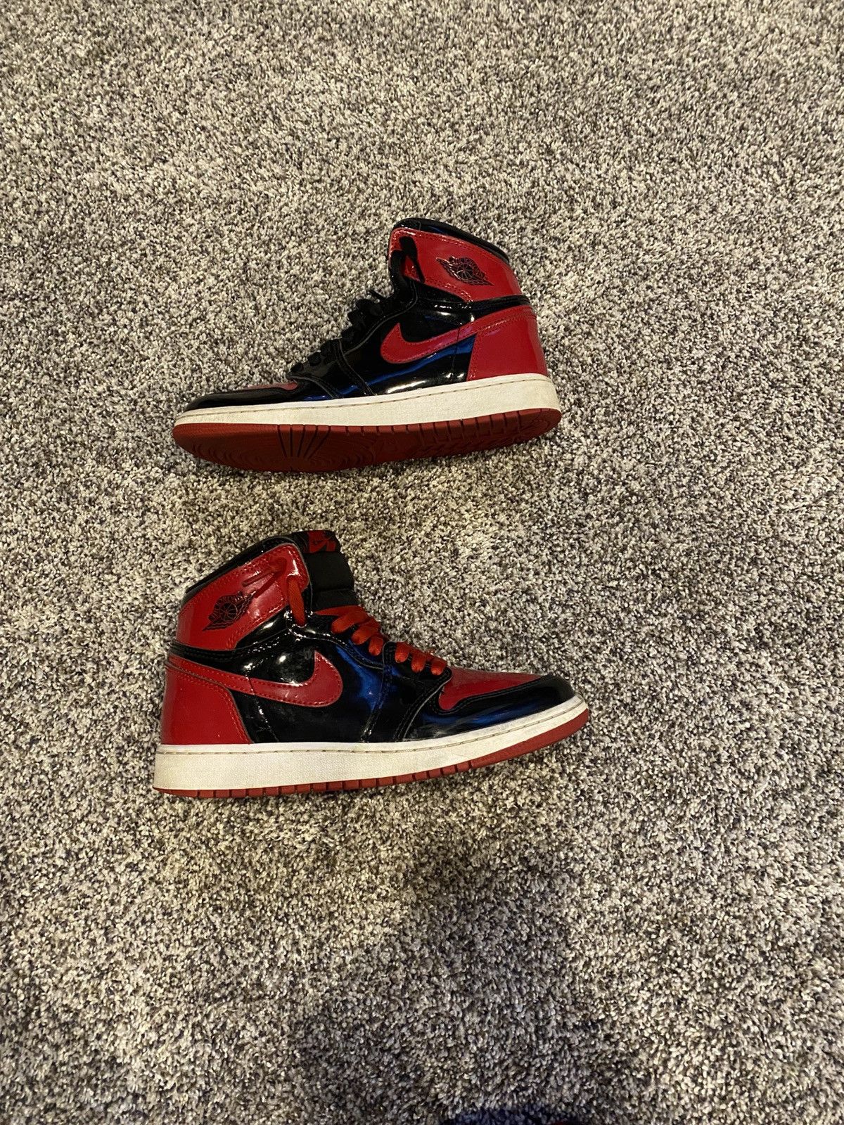 Jordan Brand Jordan 1 Patent Bred Size US 5.5 / EU 38 - 1 Thumbnail