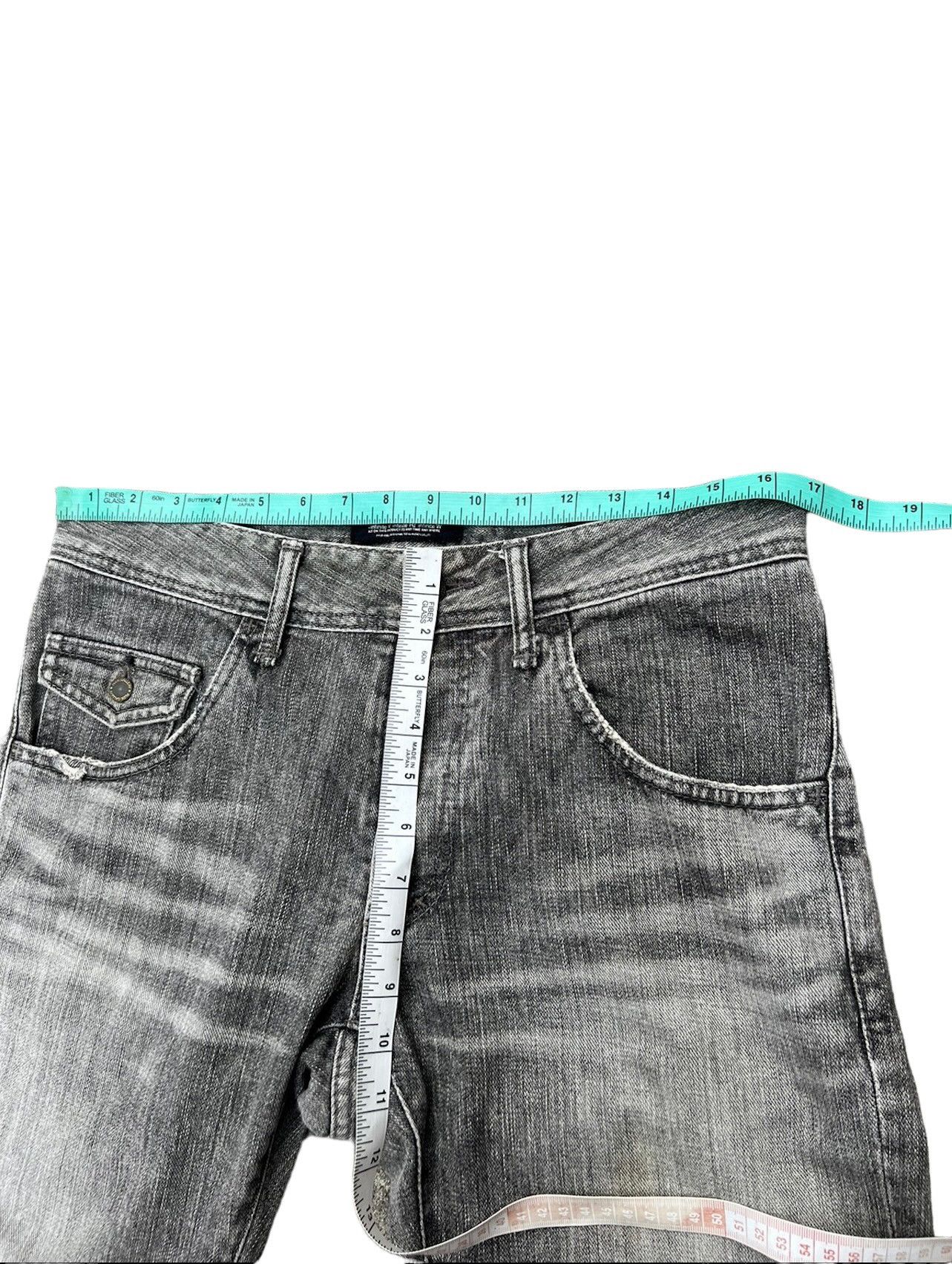 RUDE GALLERY Vintage Rude Gallery Japan Faded Black Denim Flare Jeans Size US 32 / EU 48 - 3 Thumbnail