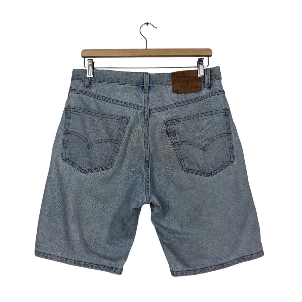 Levi's 📌Vintage Short Denim Jeans Levi's Lot 505 Biker Style Size US 32 / EU 48 - 9 Thumbnail