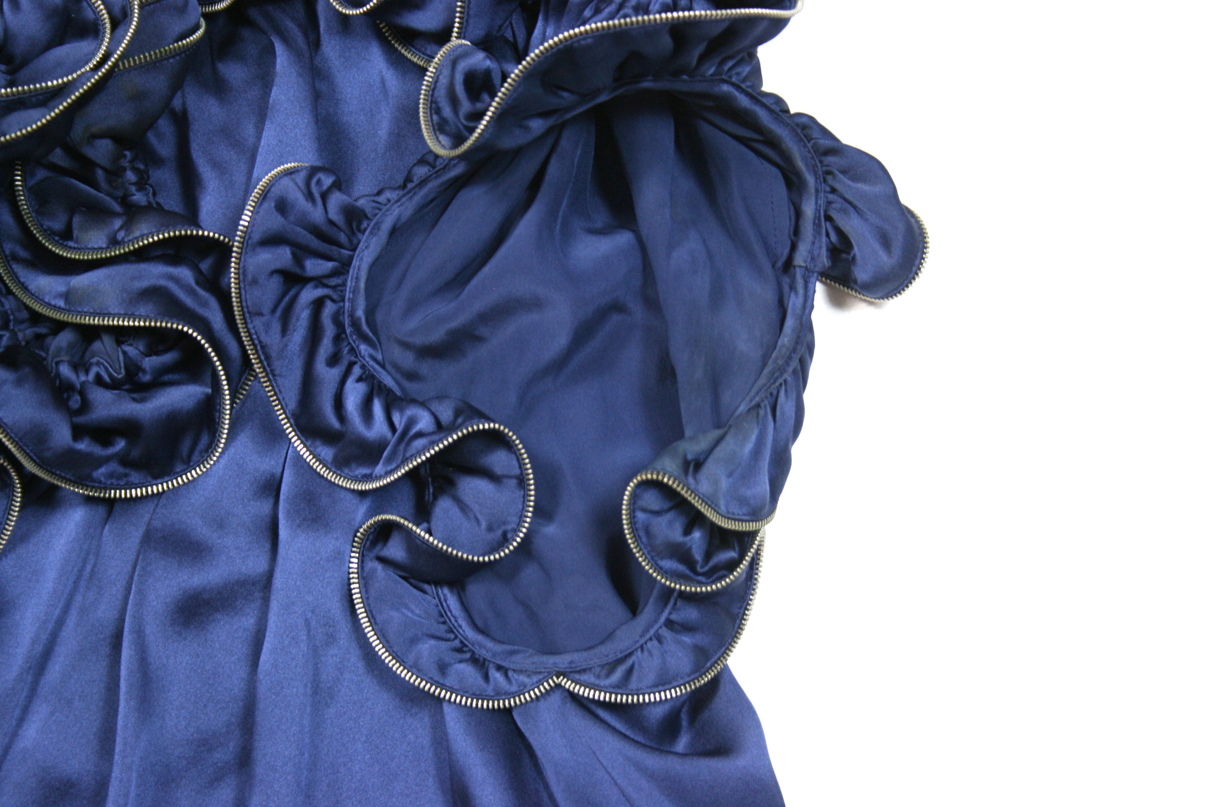 Thomas Wylde Zippers Silk Oversize Top Blouse Made in Korea Size S / US 4 / IT 40 - 7 Thumbnail