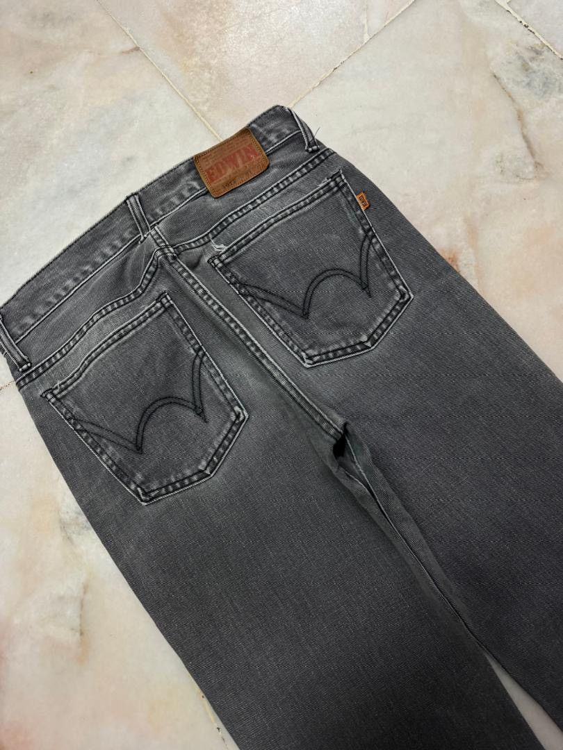 Edwin 💥Flared💥Sick Edwin 90s Style Sand Washed Grunge Bootcut Jean Size US 28 / EU 44 - 12 Thumbnail