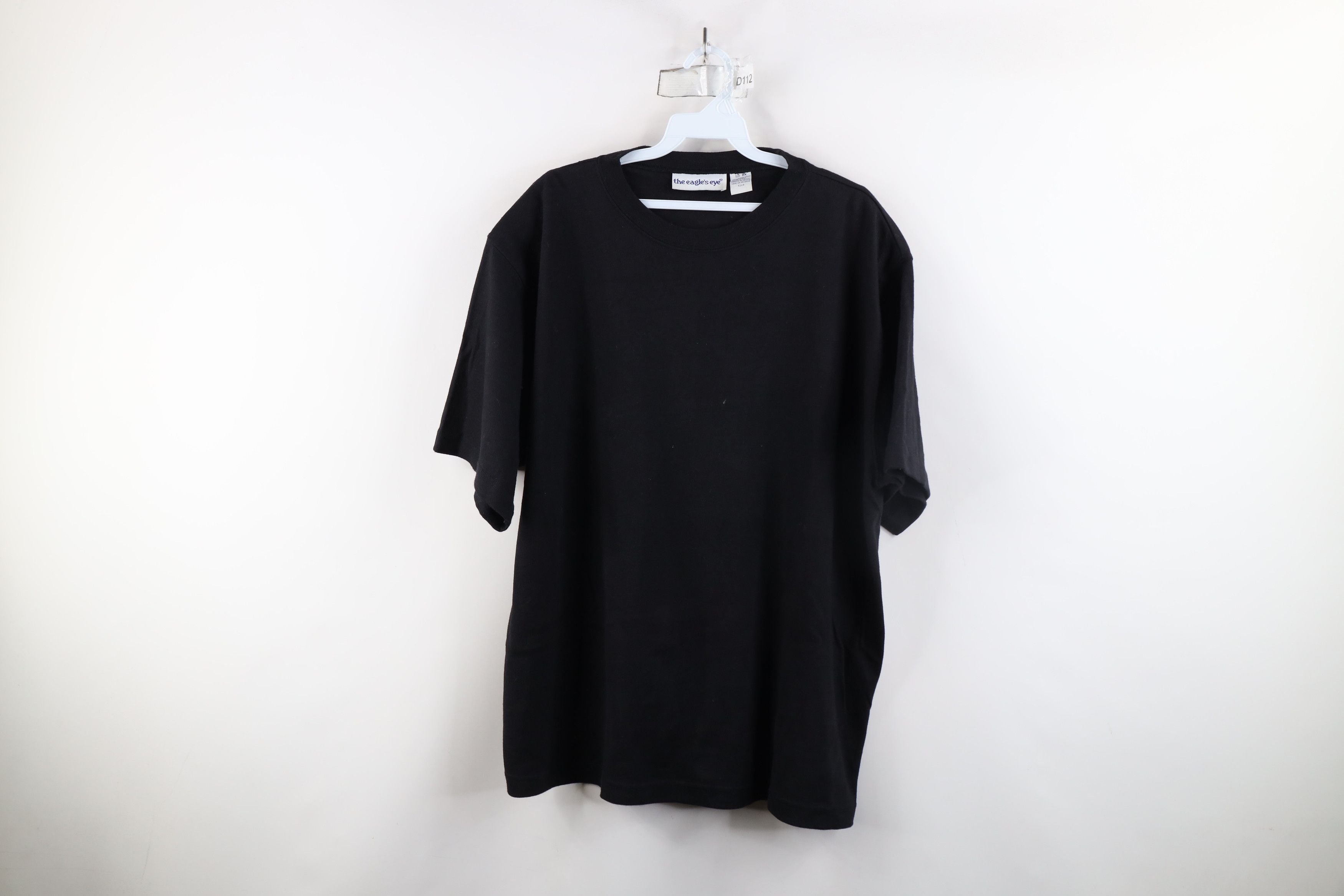 Vintage Vintage 90s Streetwear Cotton Short Sleeve T-Shirt Black Size 3XL / US 20-22 - 1 Thumbnail