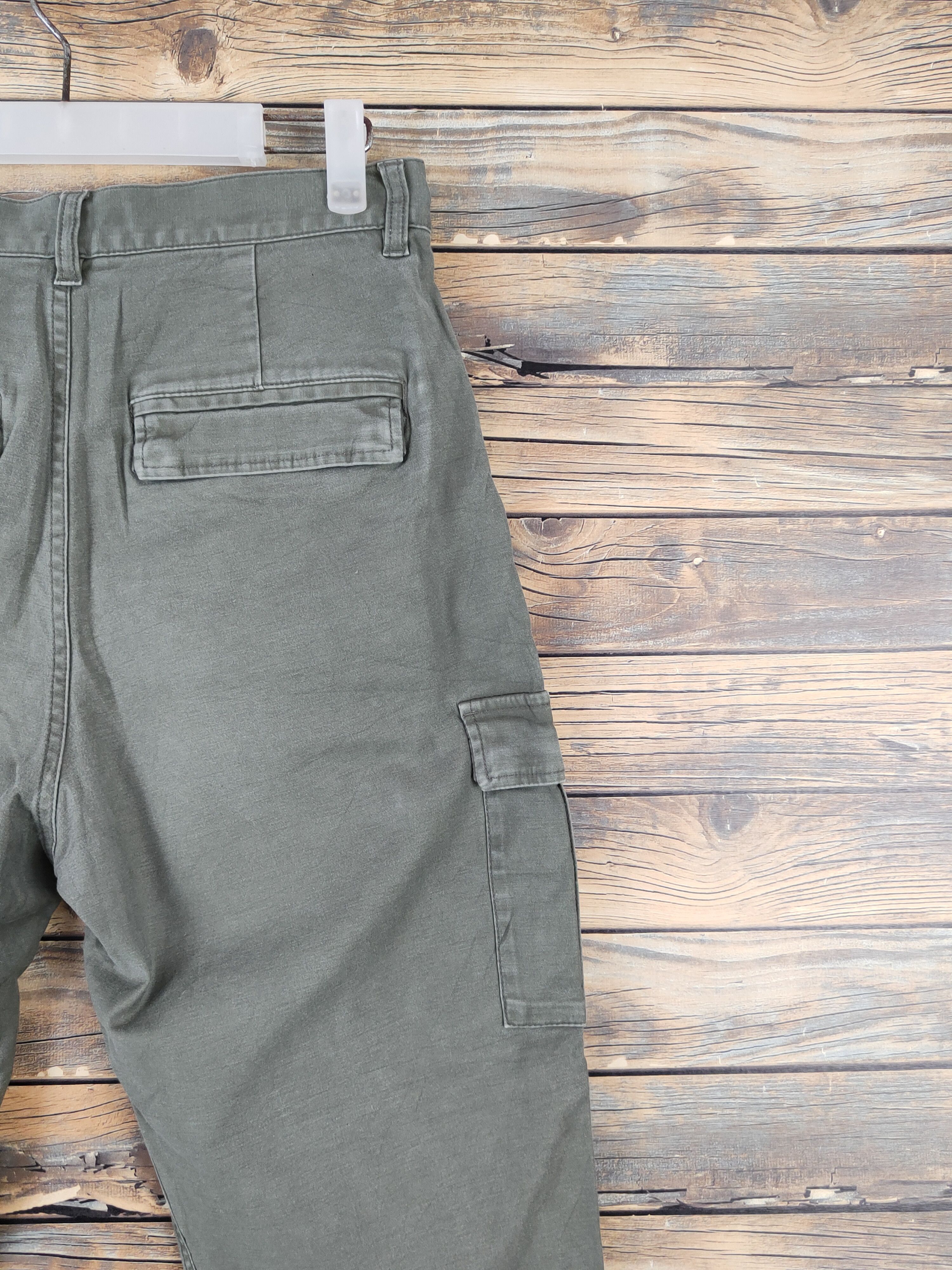 Japanese Brand Niko and... Green Multipocket Tactical Cargo Pants #W1032 Size US 29 - 10 Thumbnail
