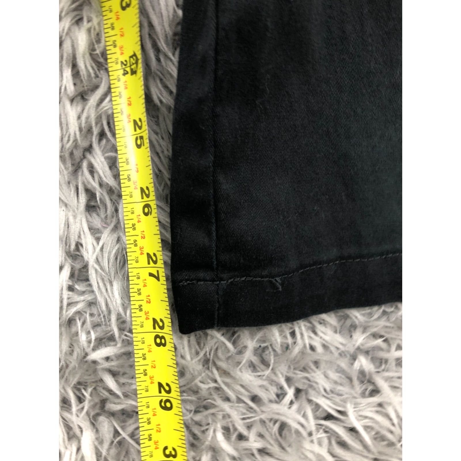 Lee Riders by Lee Straight Chino Pants 16P Petite Womens Black Size 38" / US 16 / IT 52 - 3 Thumbnail