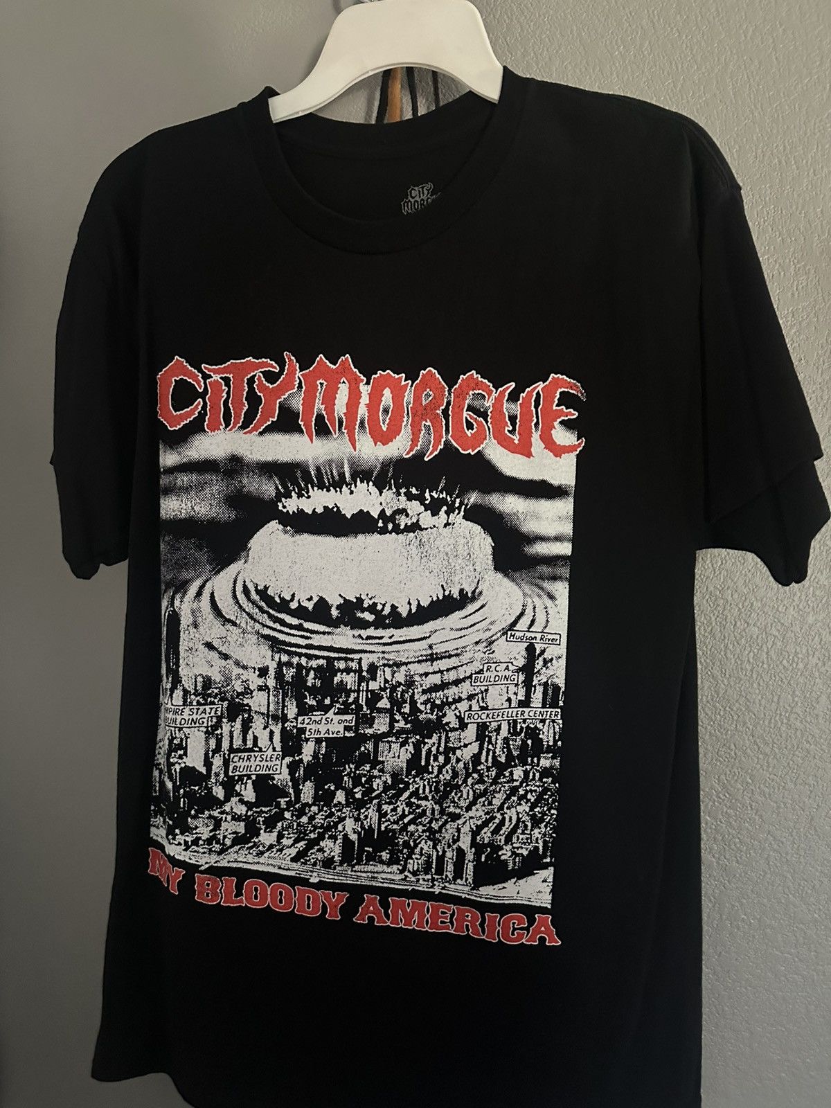 Band Tees City Morgue My Bloody America album tee Size US L / EU 52-54 / 3 - 1 Thumbnail