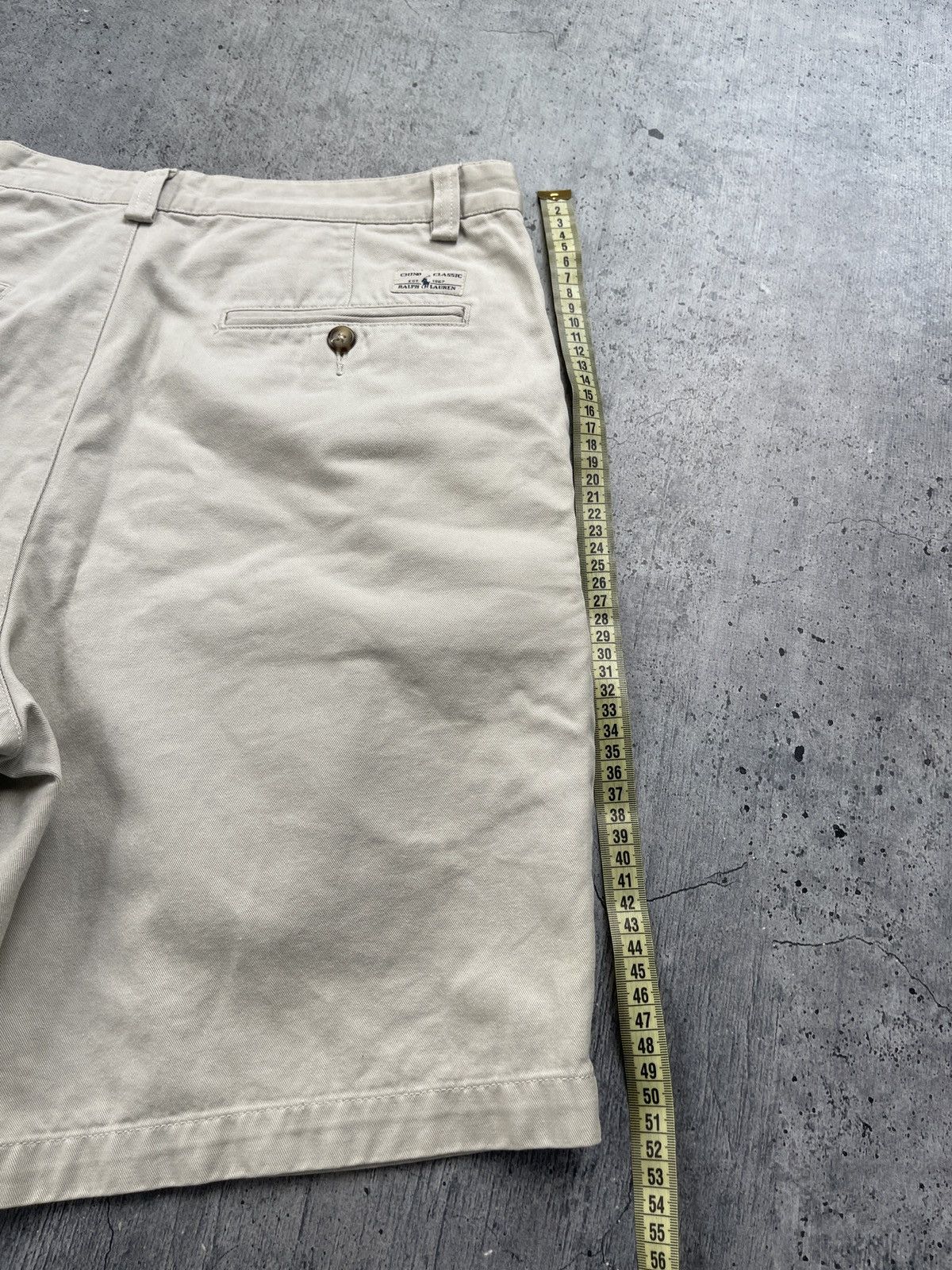 Polo Ralph Lauren × Vintage Vintage 90s Polo Ralph Lauren Chino Shorts/ Made In USA/ 34W Size US 34 / EU 50 - 8 Thumbnail