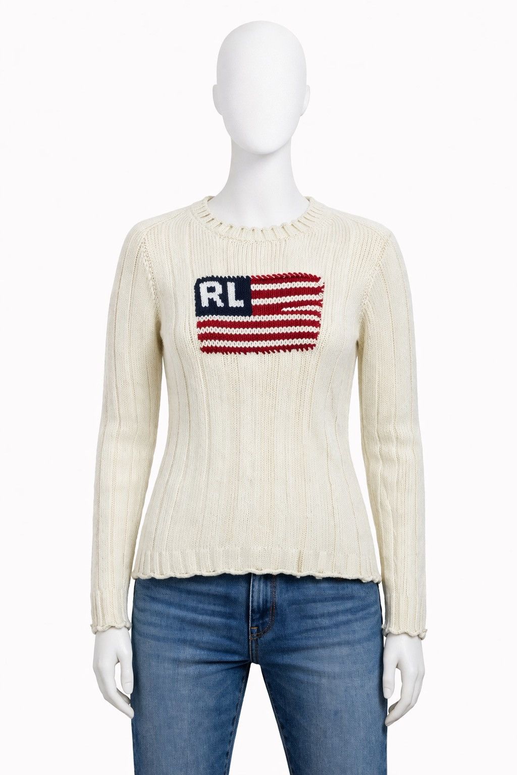 Polo Ralph Lauren Polo Ralph Lauren Jeans Company RL USA Flag Women’s Sweater Size S / US 4 / IT 40 - 1 Thumbnail