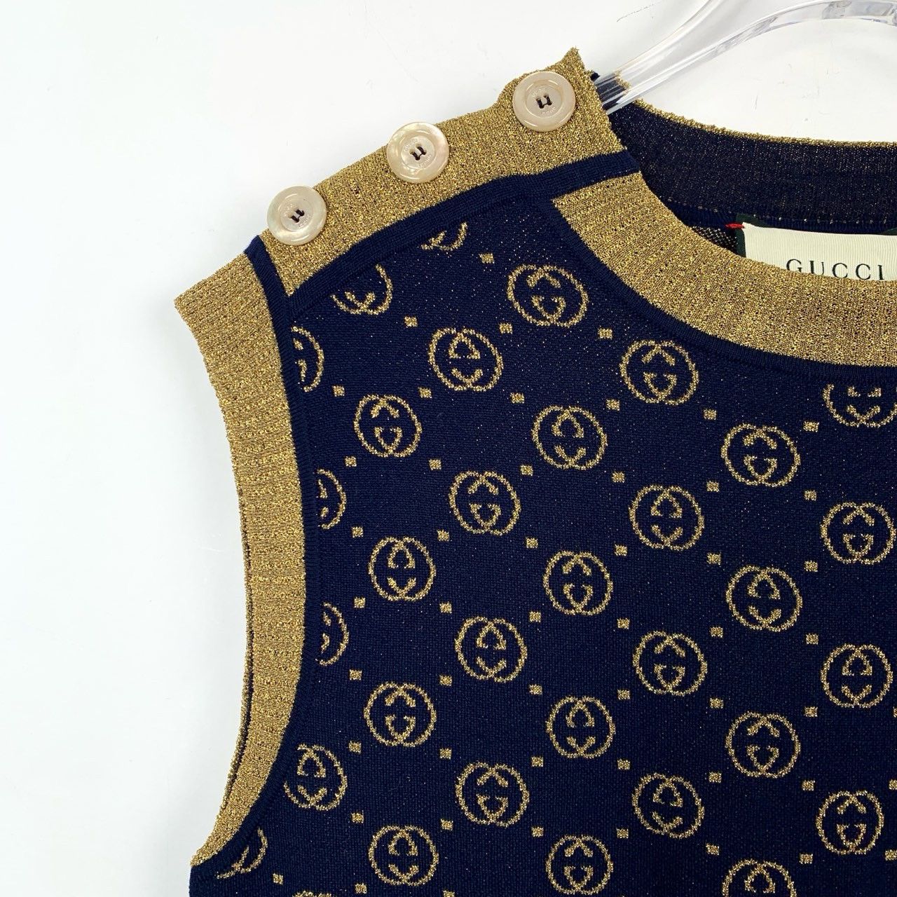 Gucci Gucci full-print wool knit dress Size M / US 6-8 / IT 42-44 - 4 Thumbnail