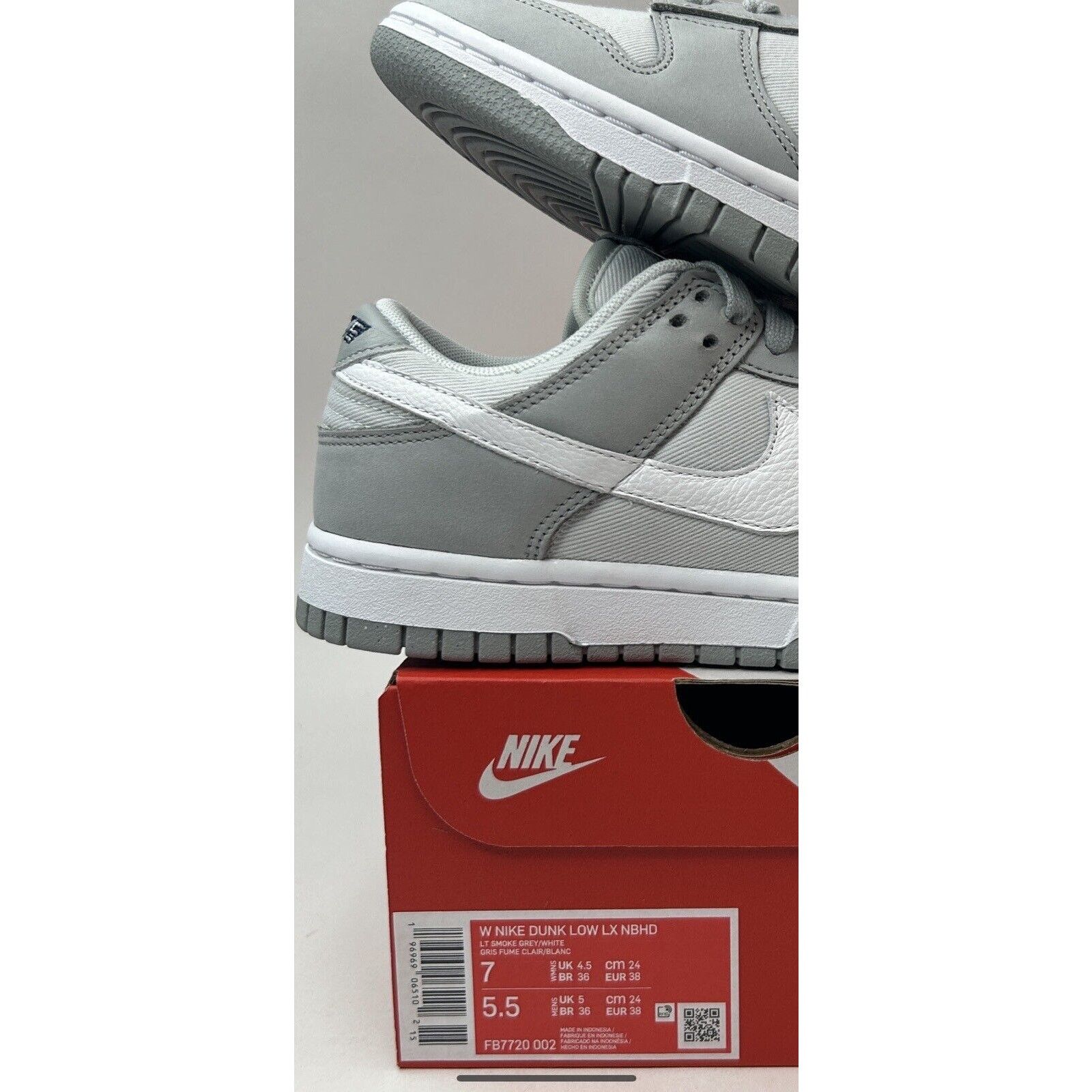 Nike Nike Dunk Low LX WMNS “Light Smoke Grey” 2023 Size US 7 / IT 37 - 5 Thumbnail