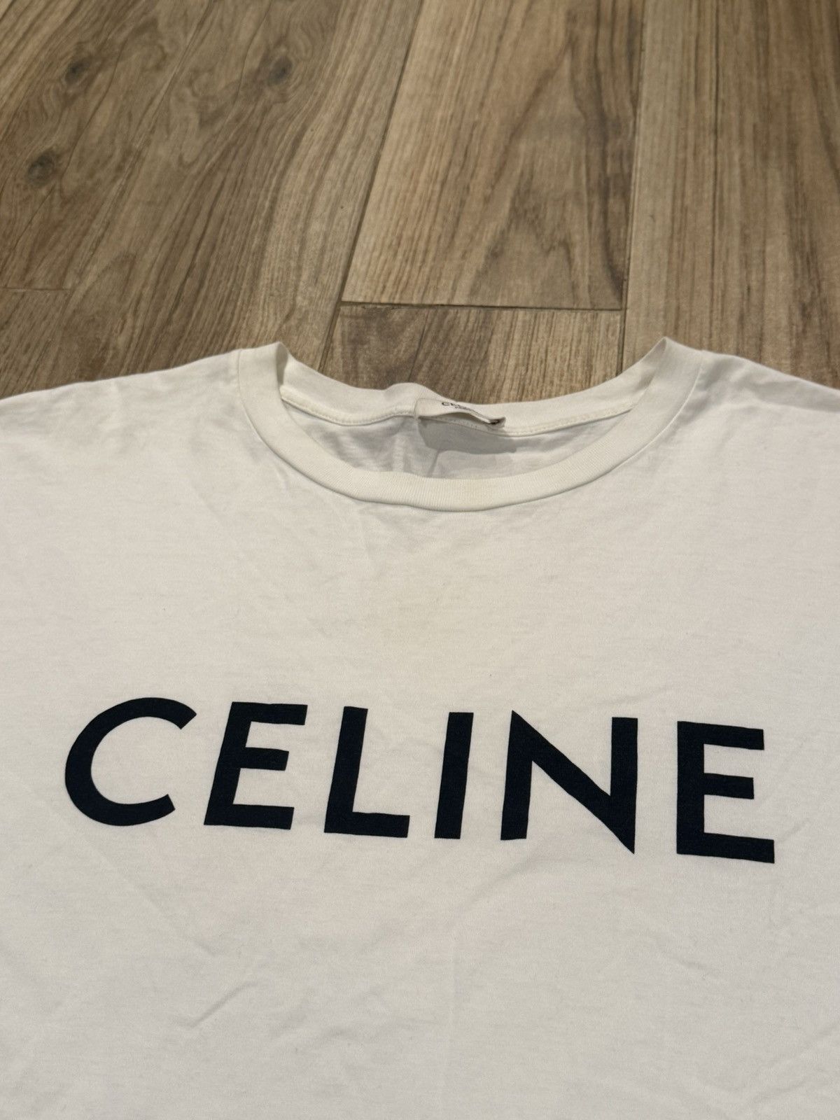 Celine Celine Classic Logo Tee Size US L / EU 52-54 / 3 - 2 Thumbnail