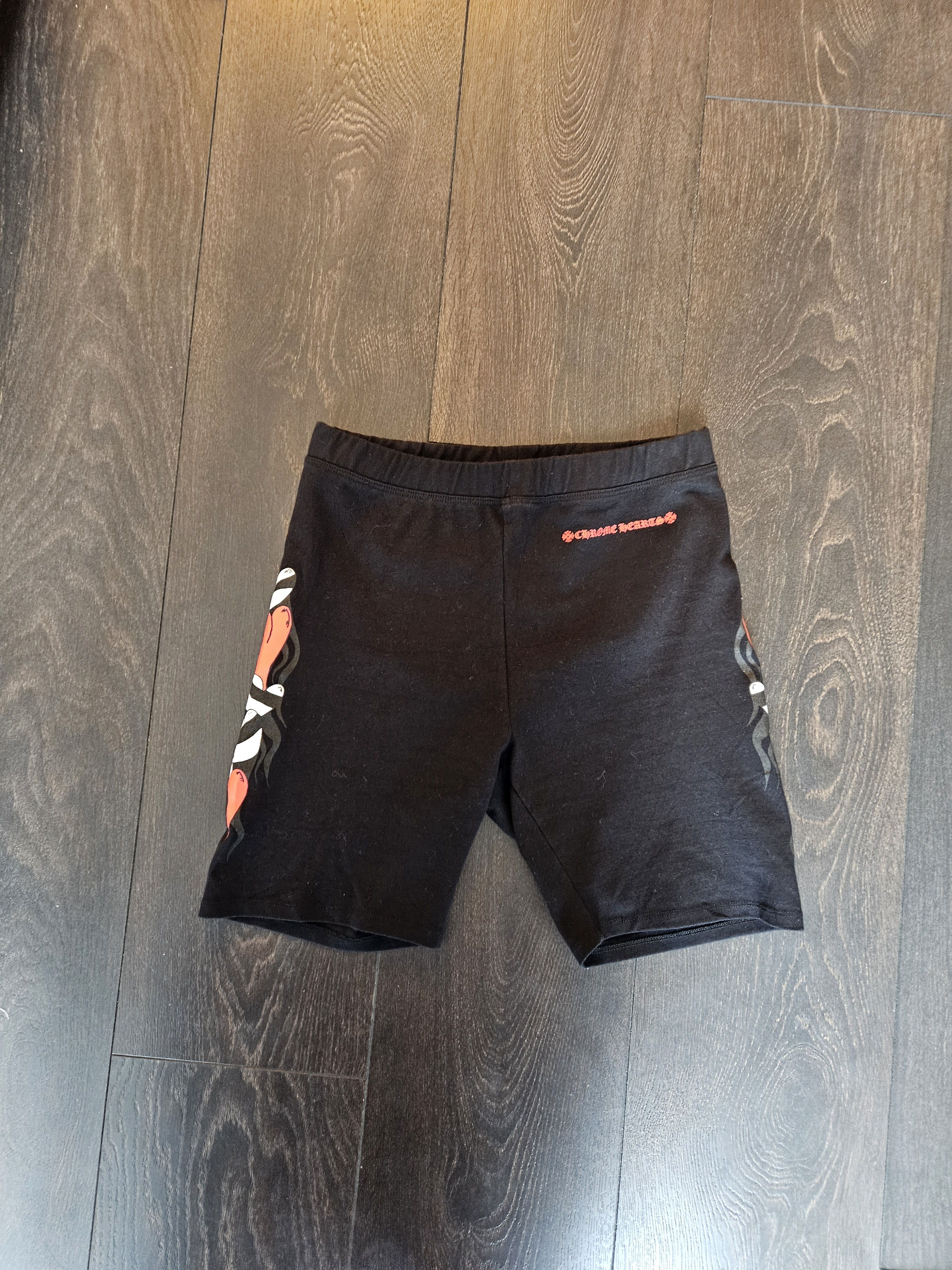 Chrome Hearts Chrome Hearts Matty Boy Sick Heart Biker Shorts Size Medium Size 30" / US 8 / IT 44 - 1 Thumbnail