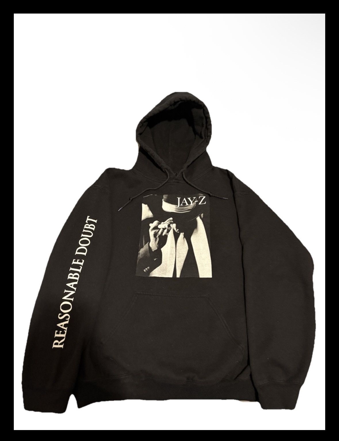 Vintage Jay Z Reasonable Doubt Merch Hoodie Size US M / EU 48-50 / 2 - 1 Thumbnail