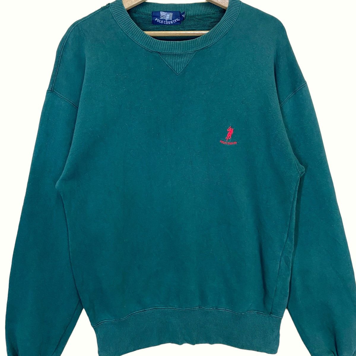 U.S. Polo Assn. Vintage 90s Polo Country Crewneck Sweatshirt Size US M / EU 48-50 / 2 - 5 Thumbnail